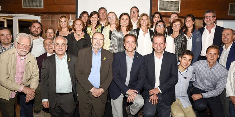 L'equip de Junts per Sant Cgat. FOTO: Bernat Millet