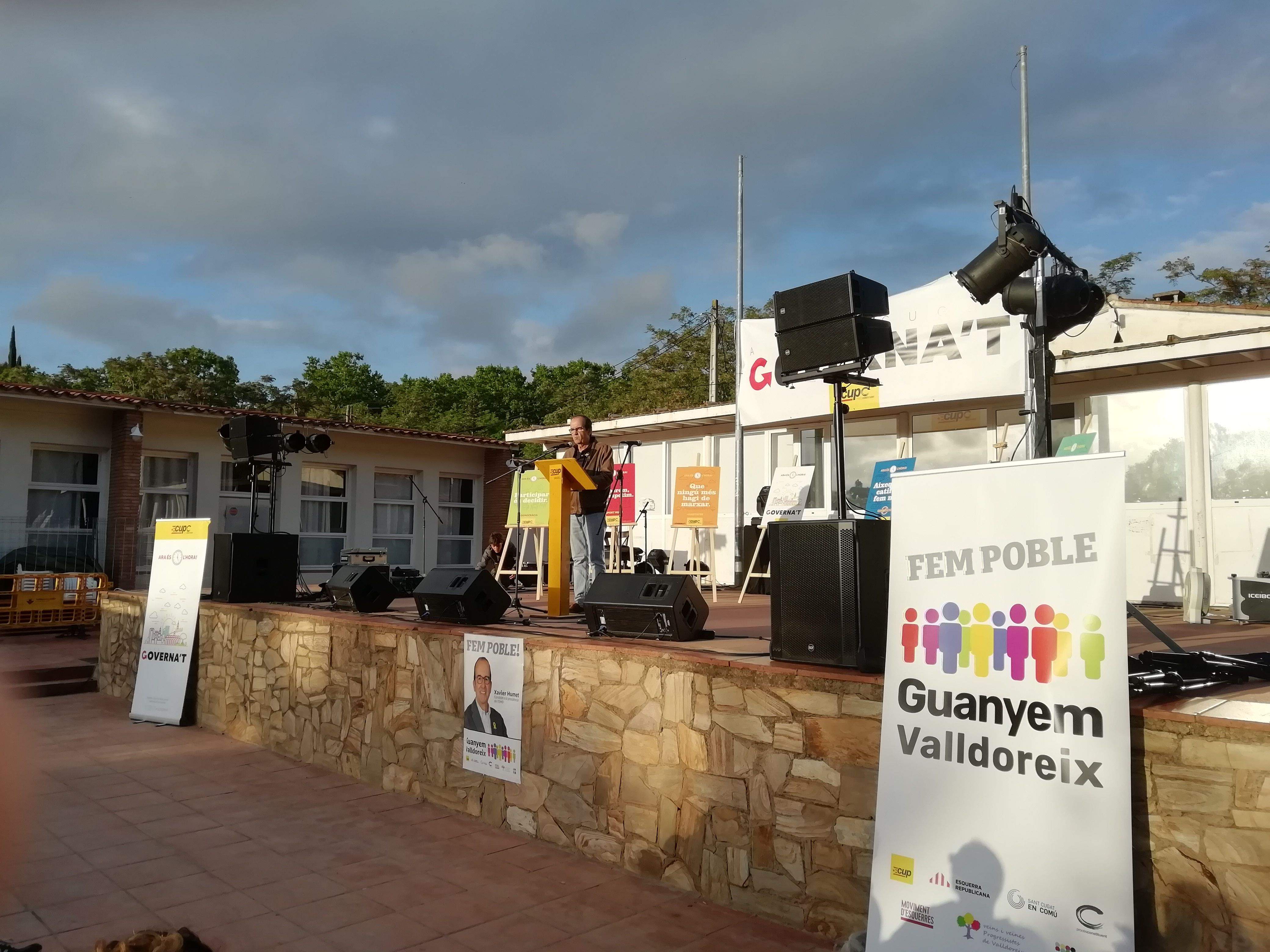 Xavier Humet, candidat de Guanyem per Valldoreix a la presidència de l'EMD FOTO: TOT Sant Cugat