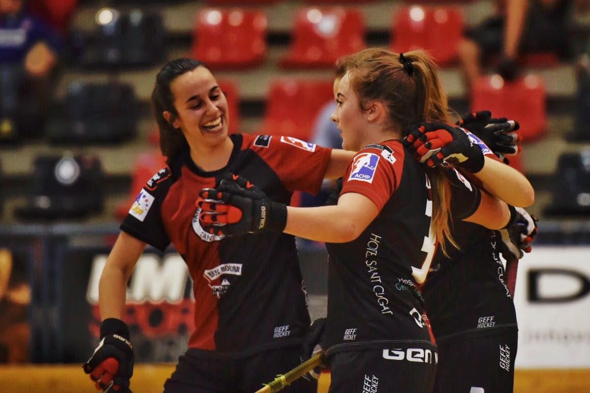 Les santcugatenques són a la final després d'un gran partit. FOTO: M. L. Mallach.