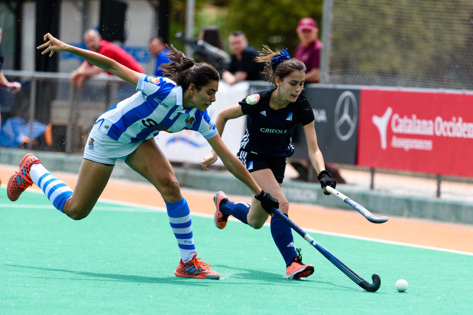 Junior FC. Hoquei sobre hierba femení. Foto: Miguel López Mallach