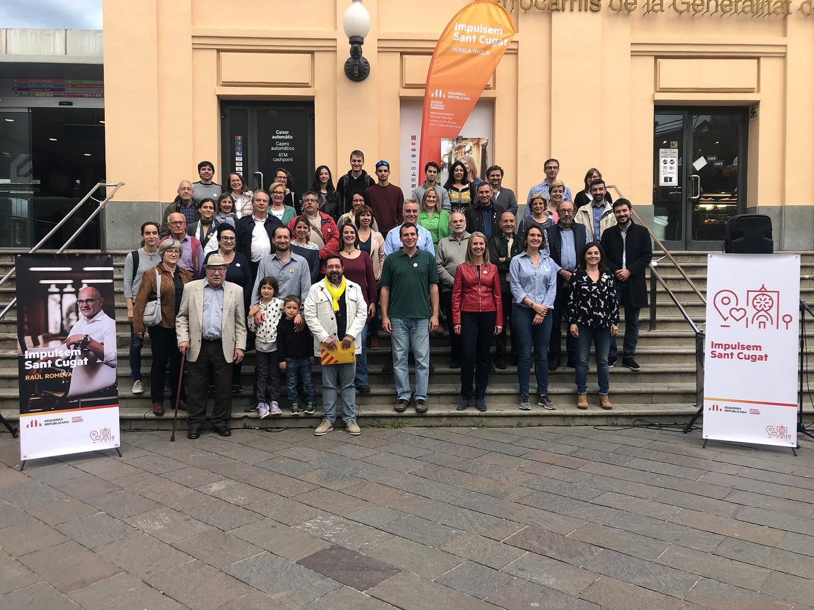 Candidatura d'ERC-MES per les eleccions municipals de Sant Cugat FOTO: Cedida