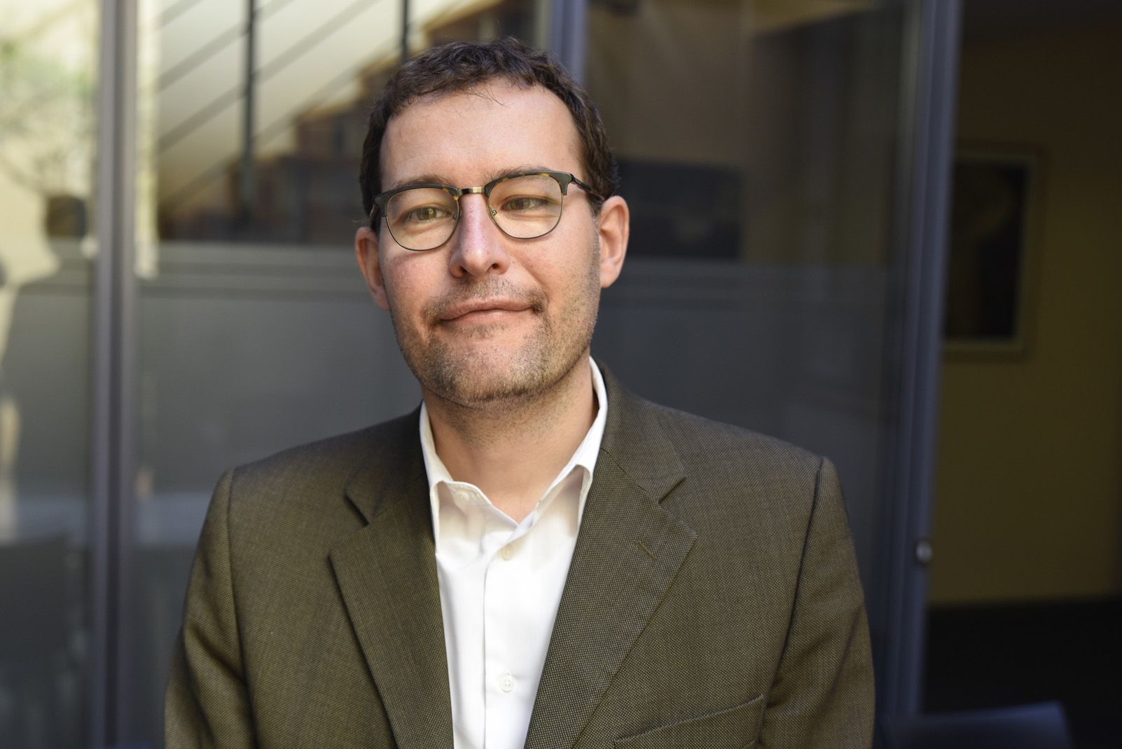 Sergio Blázquez és el presidenciable de Cs a l'EMD de Valldoreix. FOTO: Bernat Millet