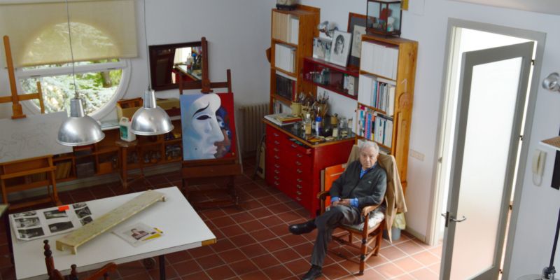 L'estudi de Pla-Narbona es troba al barri de La Floresta FOTO: Lluís Bassa