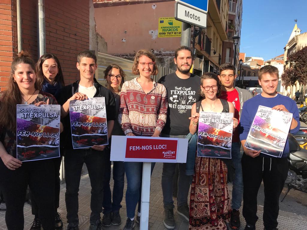 El Jovent Republicà ha presentat el programa a l'antic Bohèmia. FOTO: TOT Sant Cugat