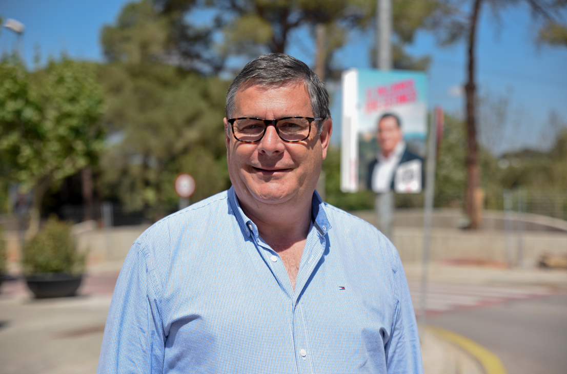 Josep Puig és el candidat a president per Junts per Valldoreix FOTO: Bernat Millet
