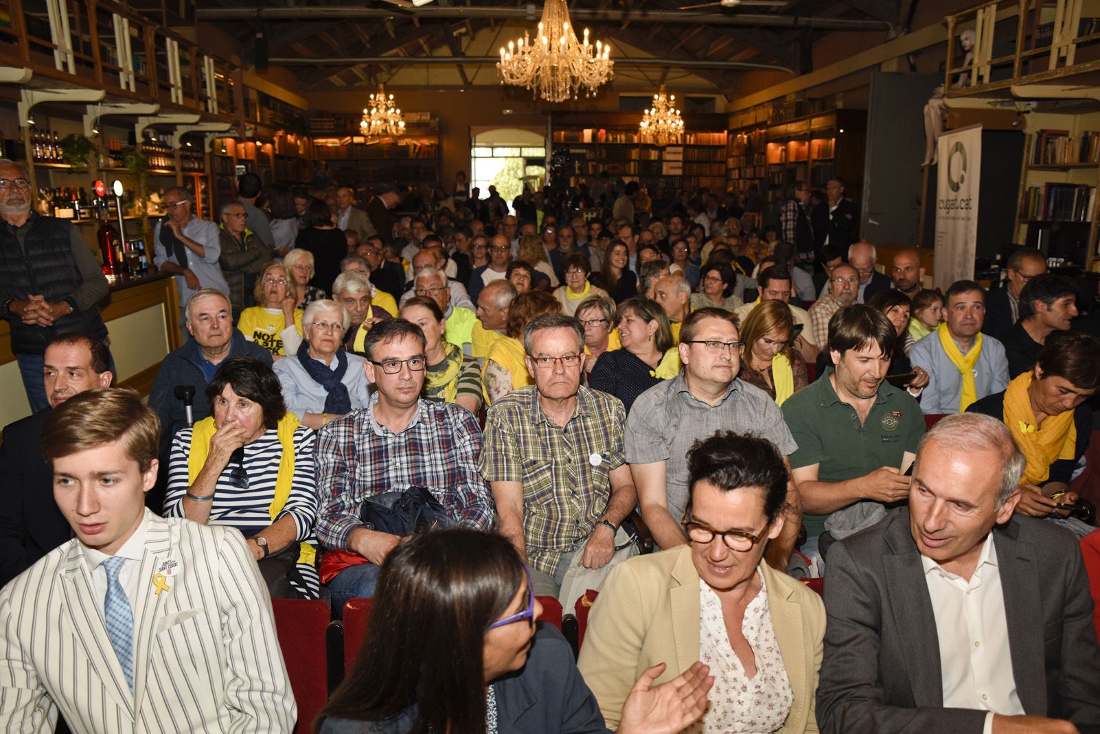 Debat electoral dels candidats a l'alcaldia. Foto: Bernat Millet.