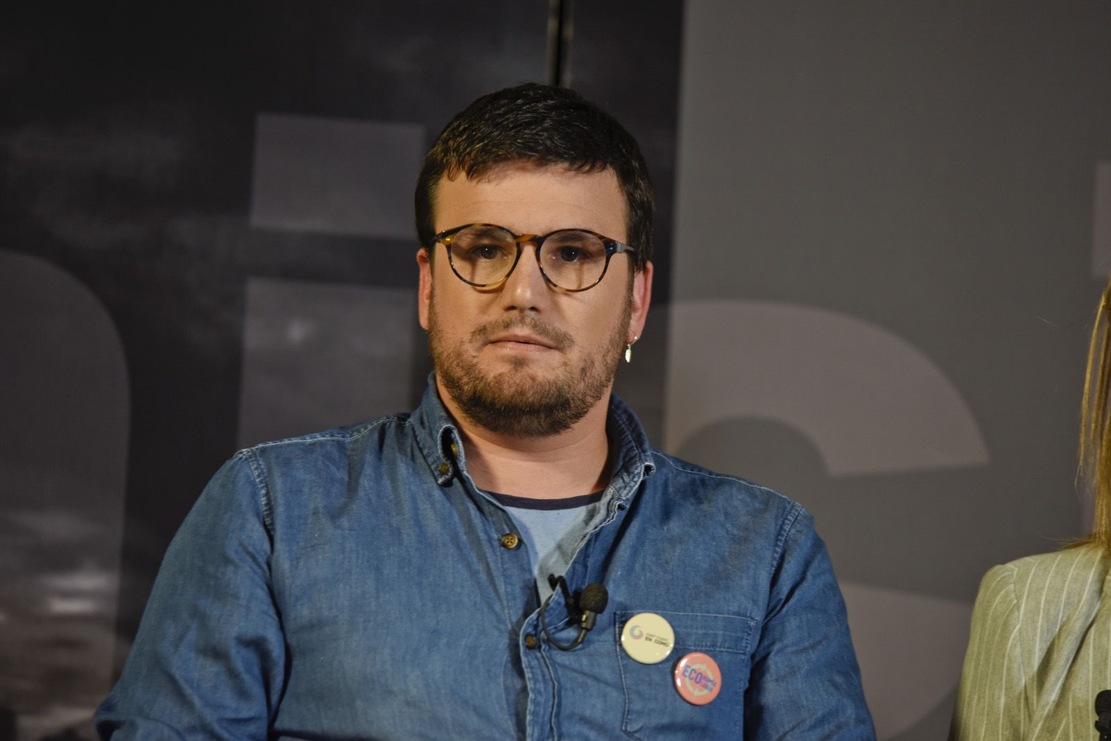 Debat electoral dels candidats a l'alcaldia. Foto: Bernat Millet.