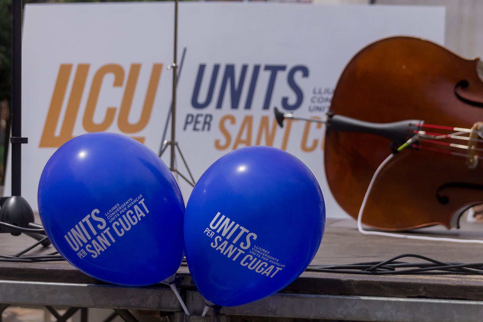 Acte central de la campanya d'Units per Sant Cugat. FOTO: Paula Galván