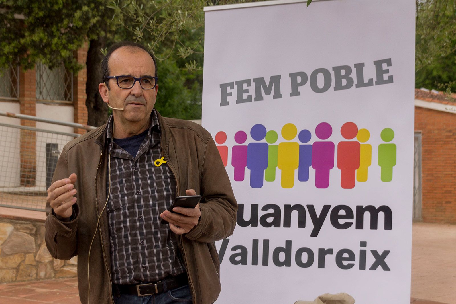 Acte de Guanyem Valldoreix. FOTO: Paula Galván