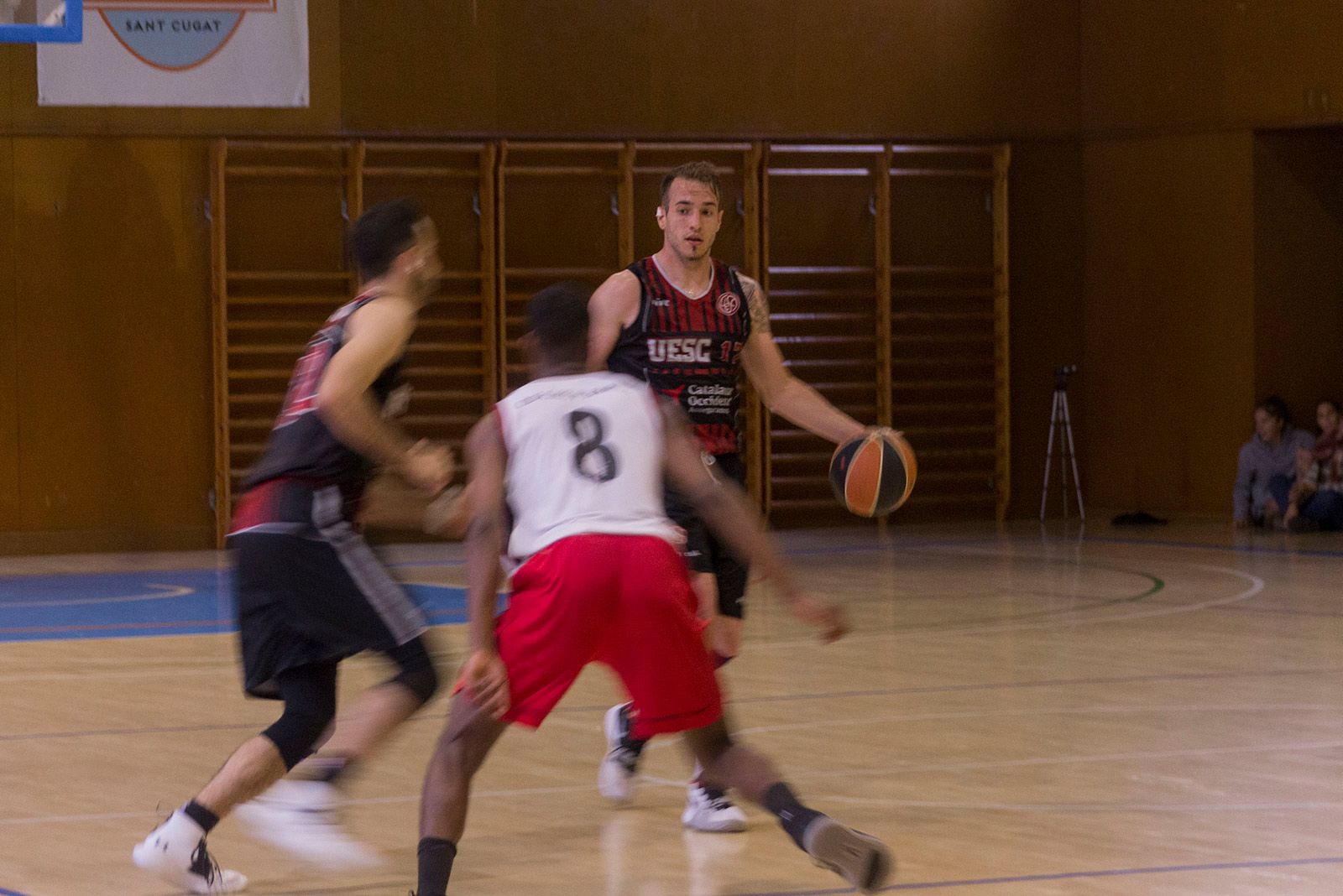 Primer partit de la promoció de permanència a Copa Catalunya. FOTO: Paula Galván