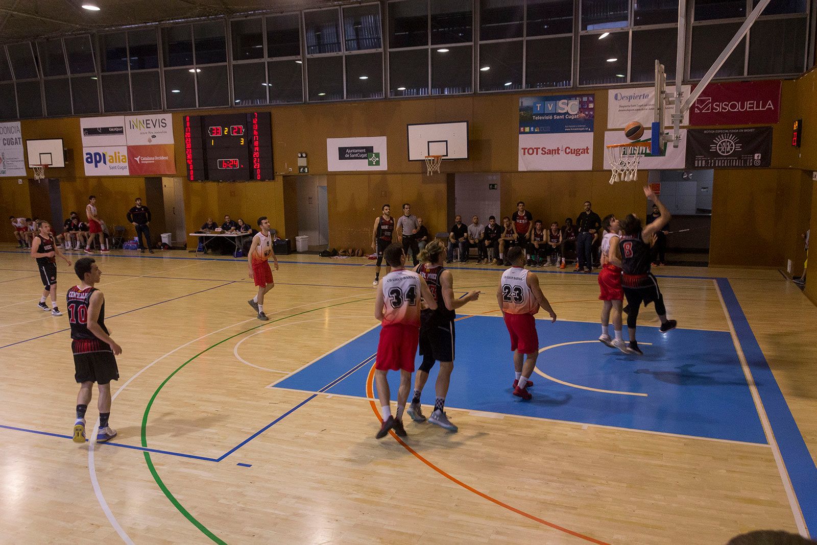 Primer partit de la promoció de permanència a Copa Catalunya. FOTO: Paula Galván