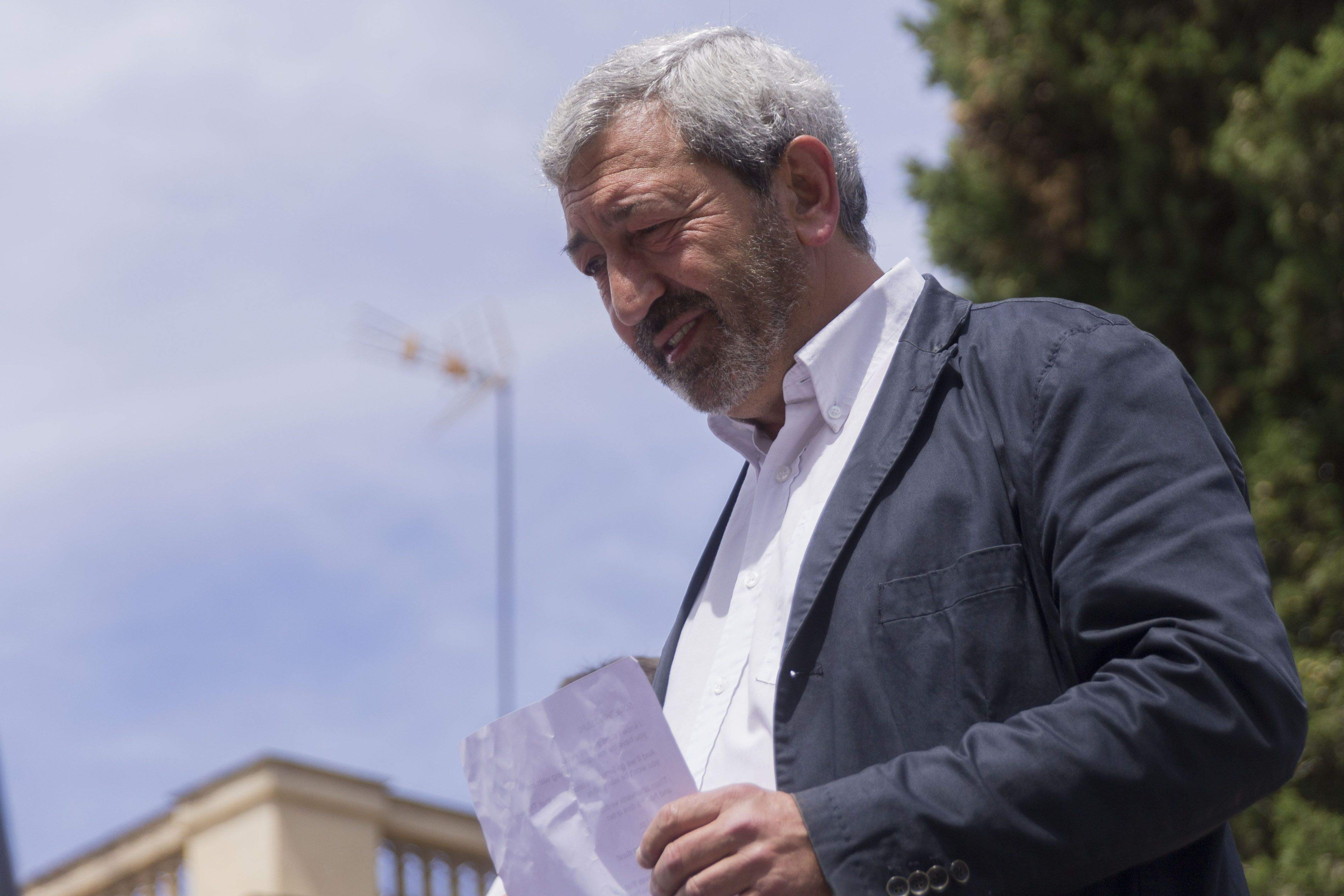 Acte central de campanya d'Units per Sant Cugat.  FOTO: Paula Galván