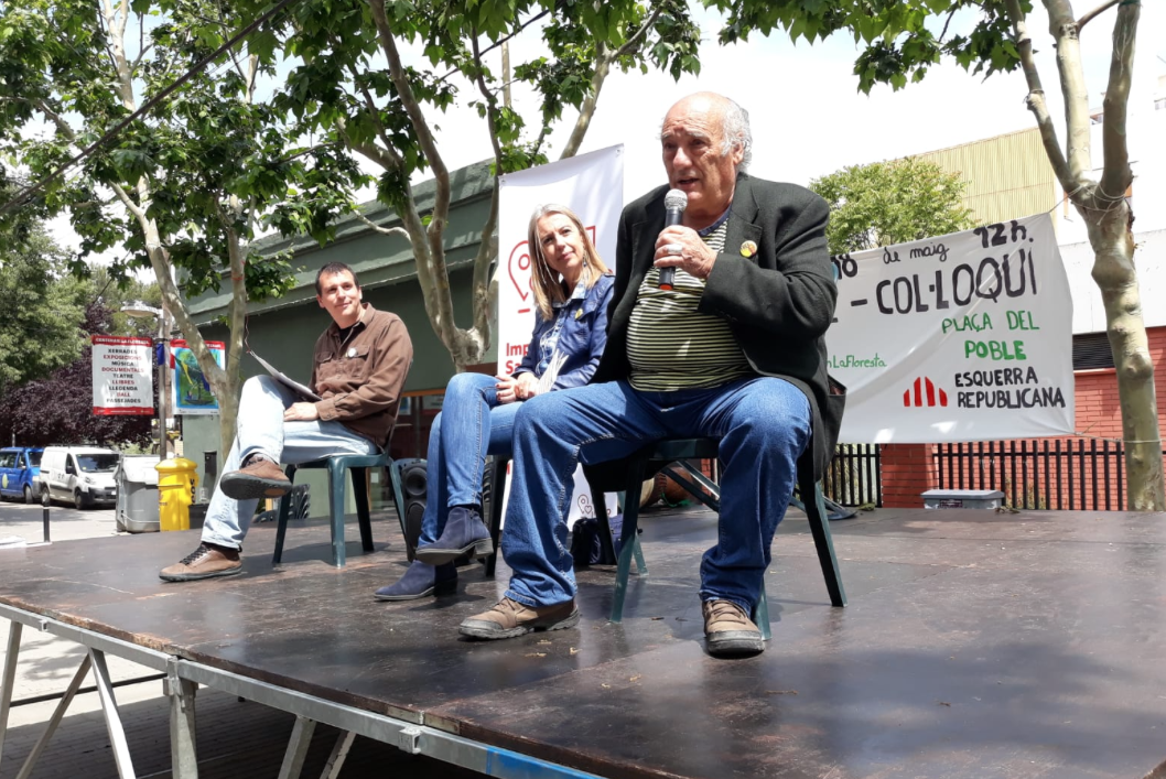 Francesc Duch, Mireia Ingla i Dionisio Giménez, de la llista d'ERC-MES a les eleccions municipals de Sant Cugat FOTO: ERC