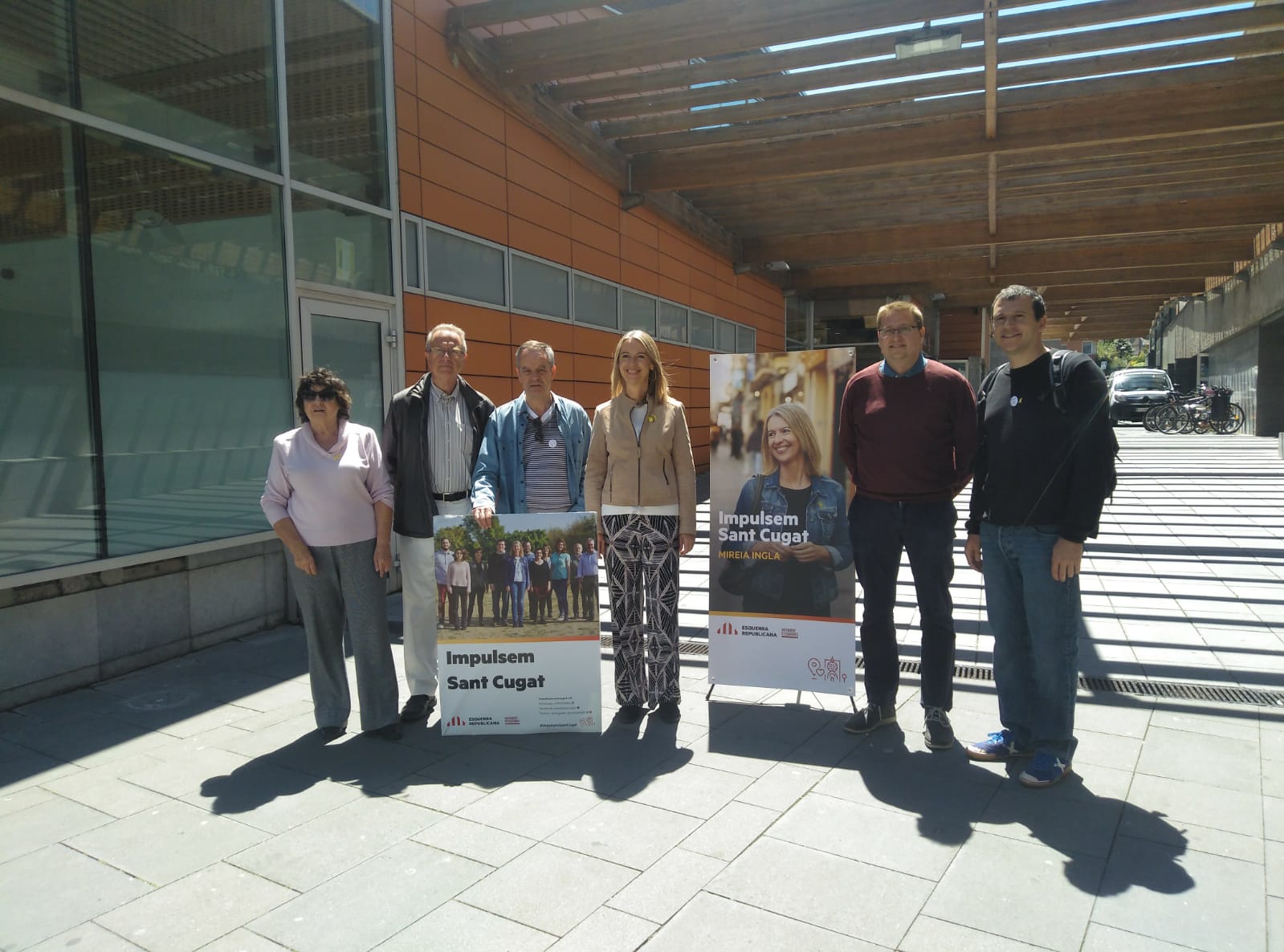 Roda de premsa d'ERC-MES per presentar propostes en matèria esportiva. FOTO: Ferran Mitjà