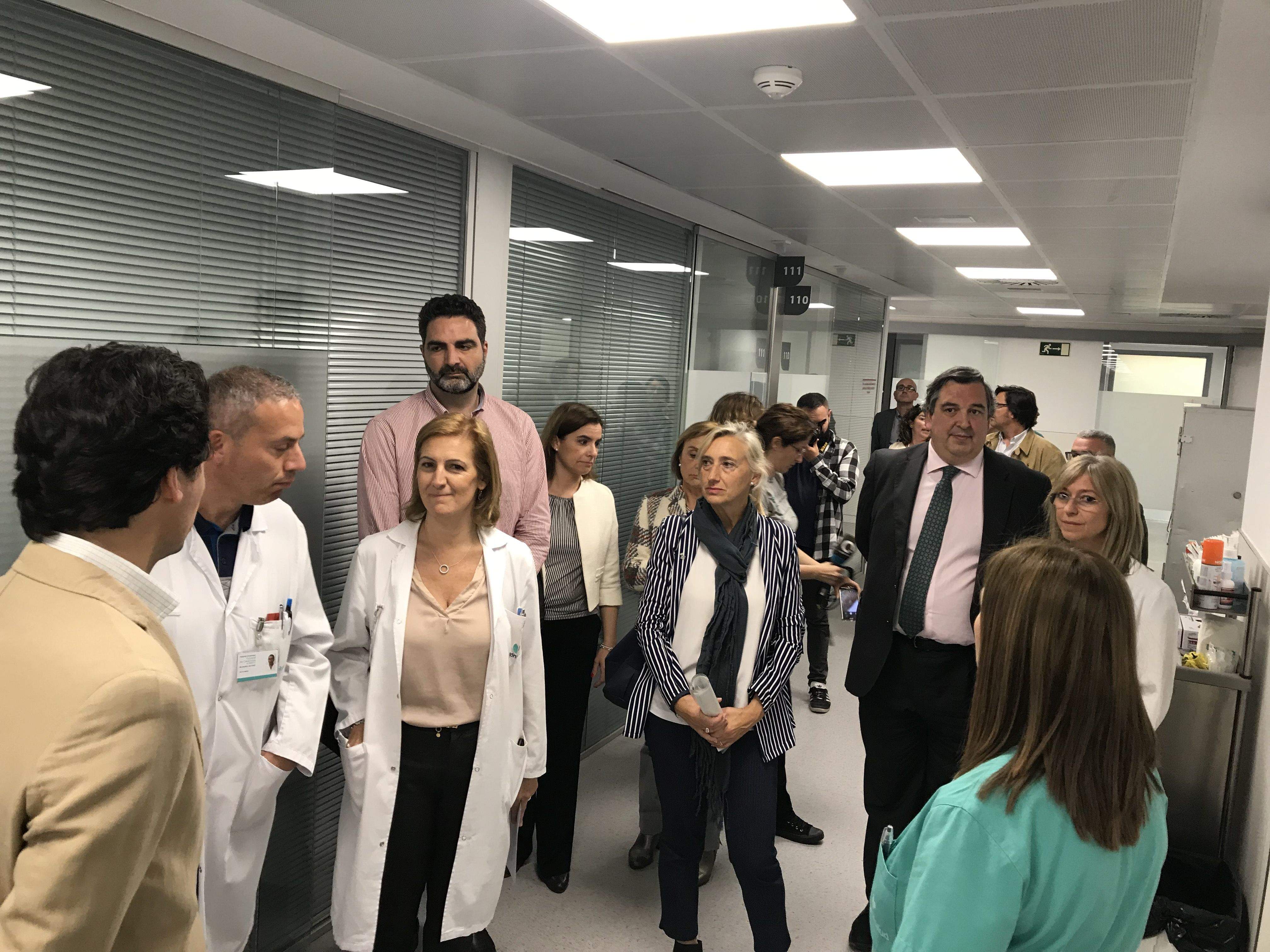 Visita de les noves urgències de l'Hospital General de Catalunya. FOTO: L.G