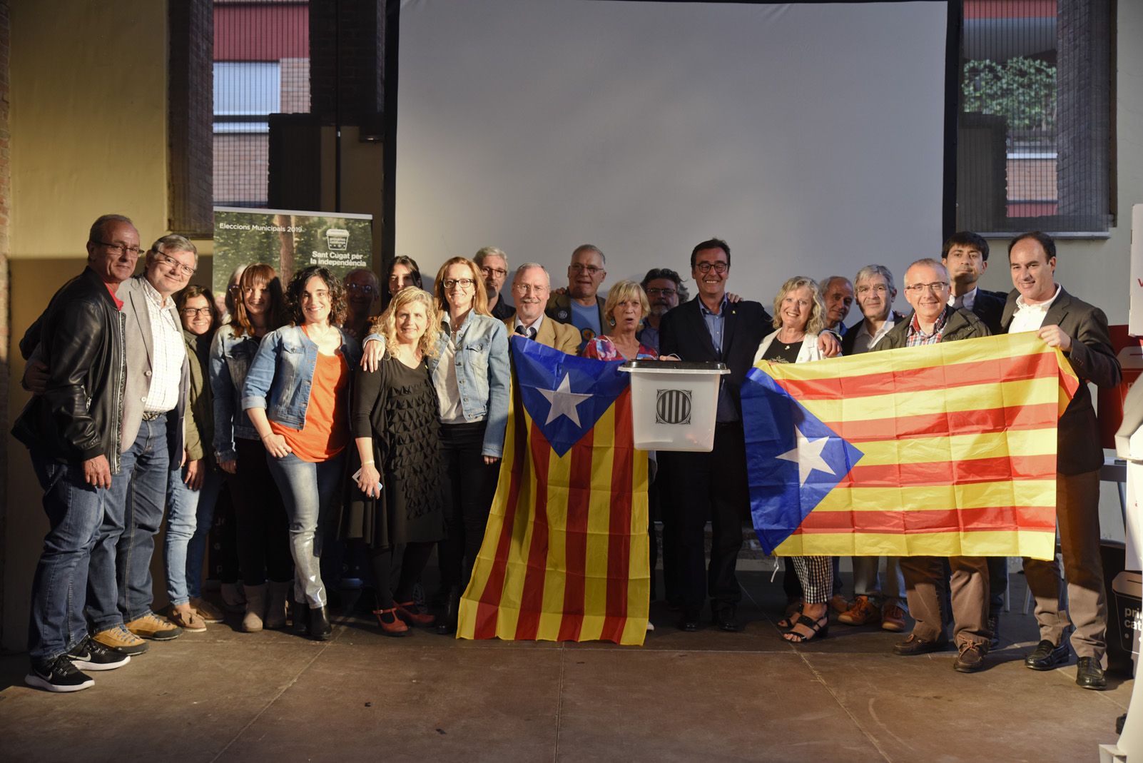 Acte central de campanya electoral per a les eleccions municipals de Primàries Sant Cugat. FOTO: Bernat Millet