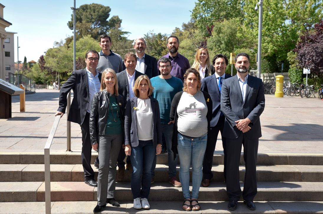 Els 12 candidats a les eleccions municipals de Sant Cugat FOTO: Bernat Millet