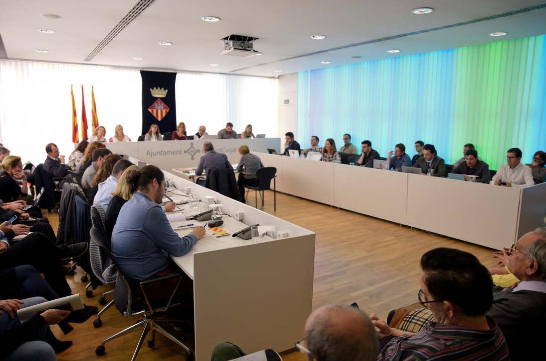 Ple Municipal de Sant Cugat del Vallès FOTO: Bernat Millet