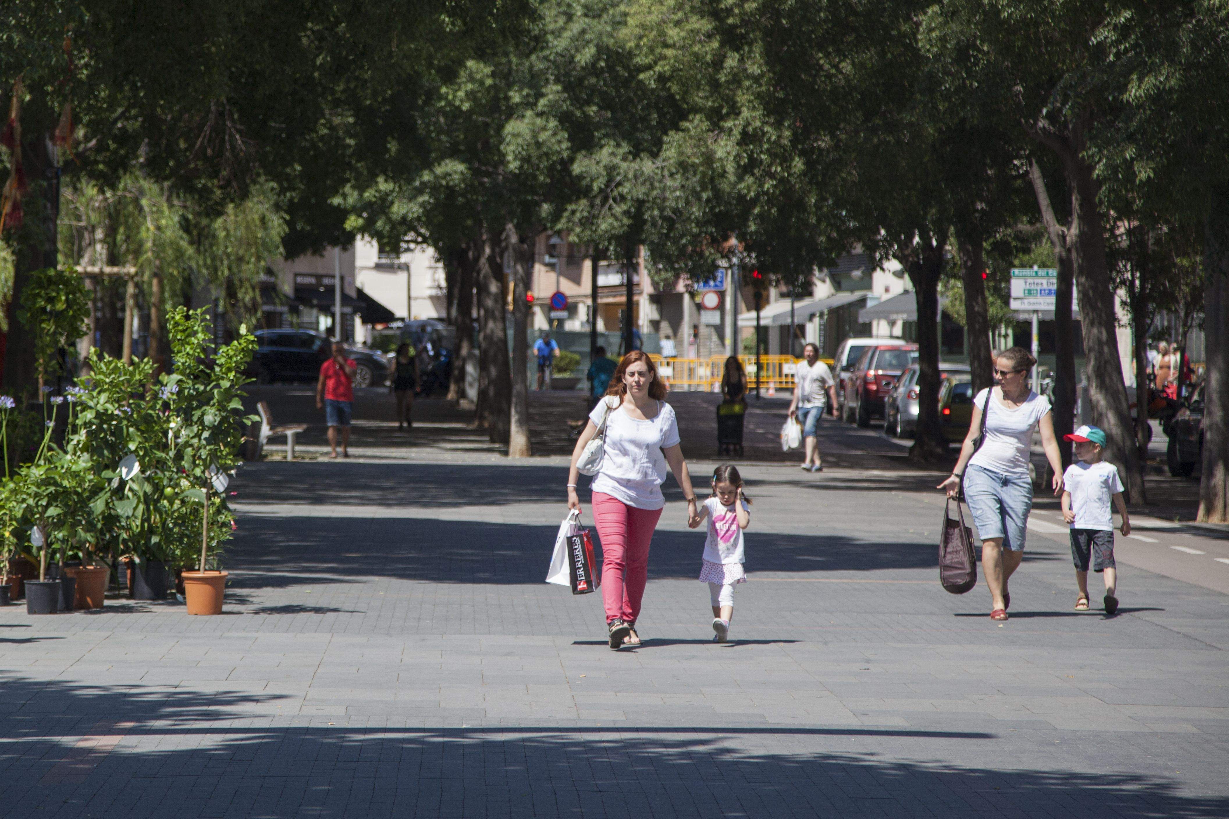 La calor s'apoderarà de Sant Cugat durant el cap de setmana. FOTO: Lali Puig