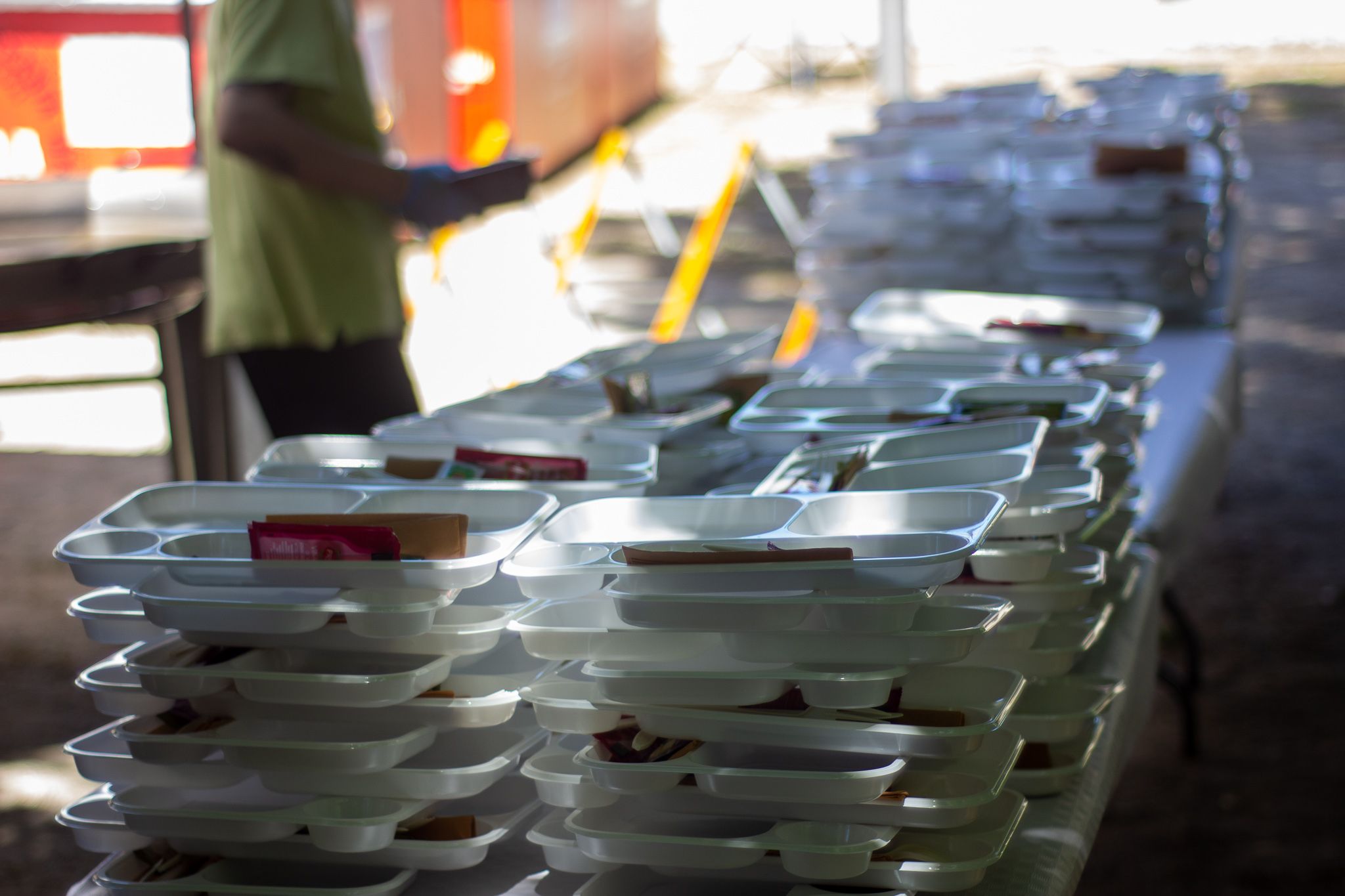 Botifarrada reivindicativa d'Òmnium Cultural a Sant Cugat. FOTO: Ale Gómez