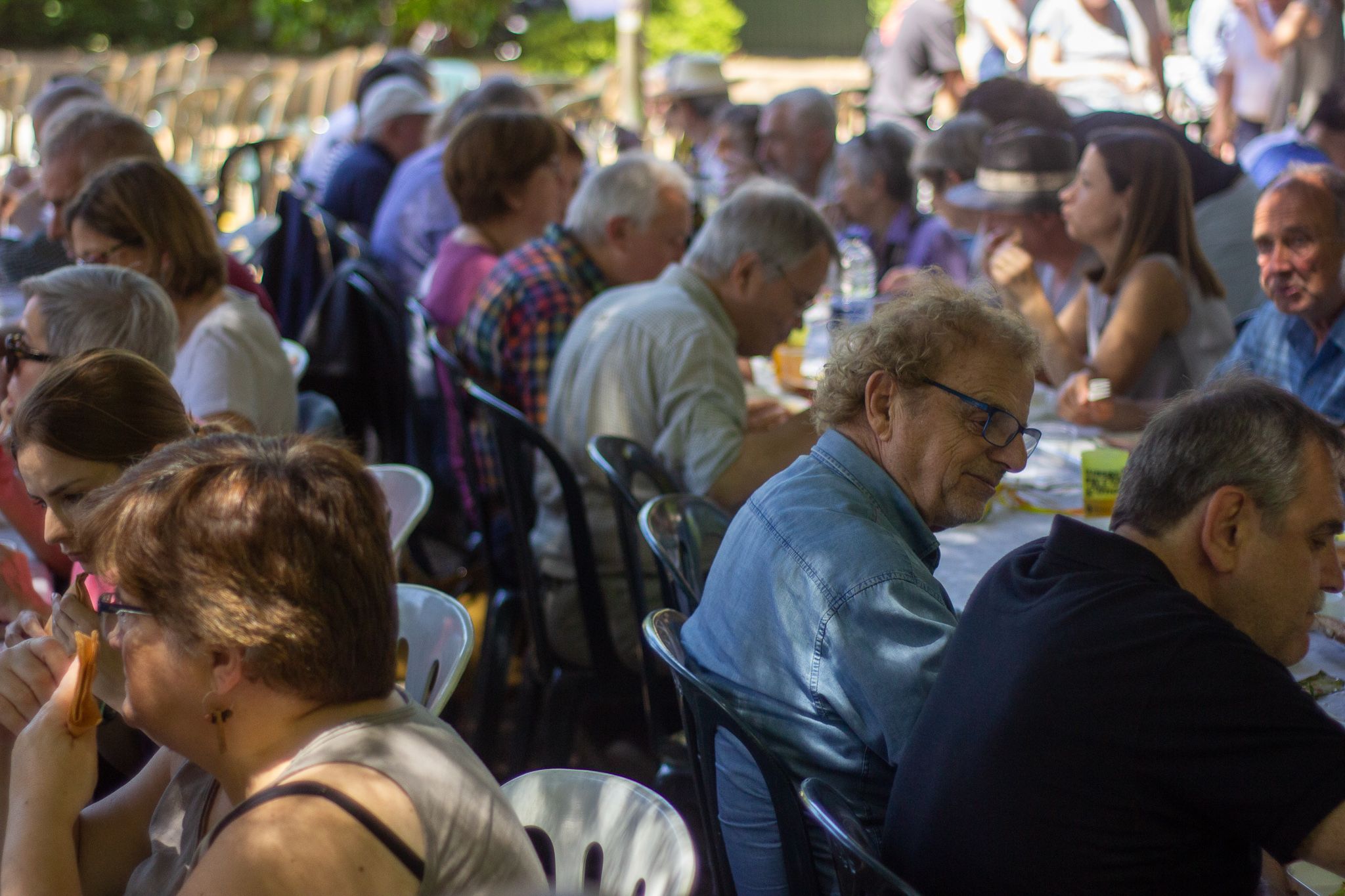 Botifarrada reivindicativa d'Òmnium Cultural a Sant Cugat. FOTO: Ale Gómez