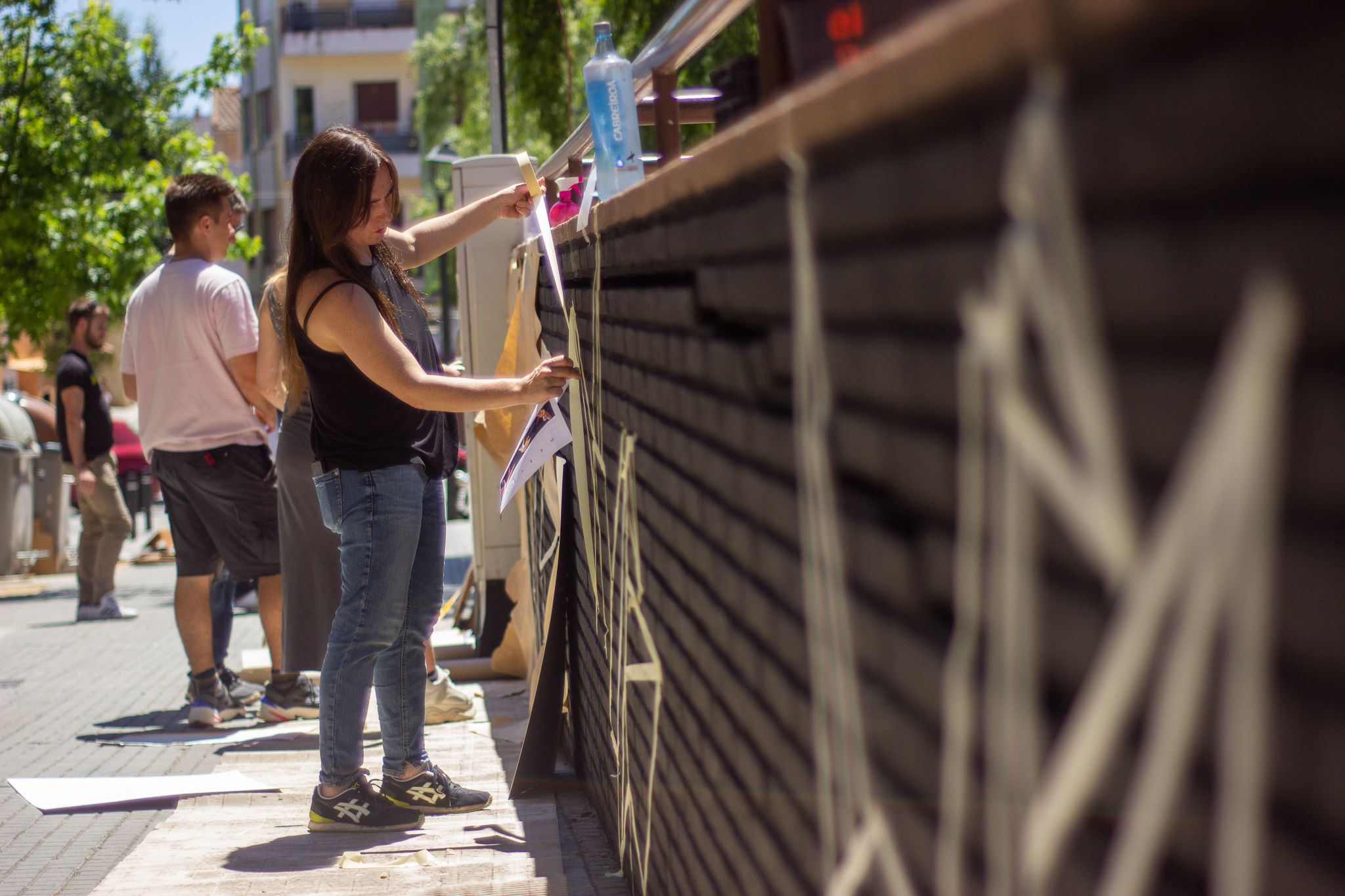 Mural, taller i vermut, LaBanda Street Fest. FOTO: Ale Gómez