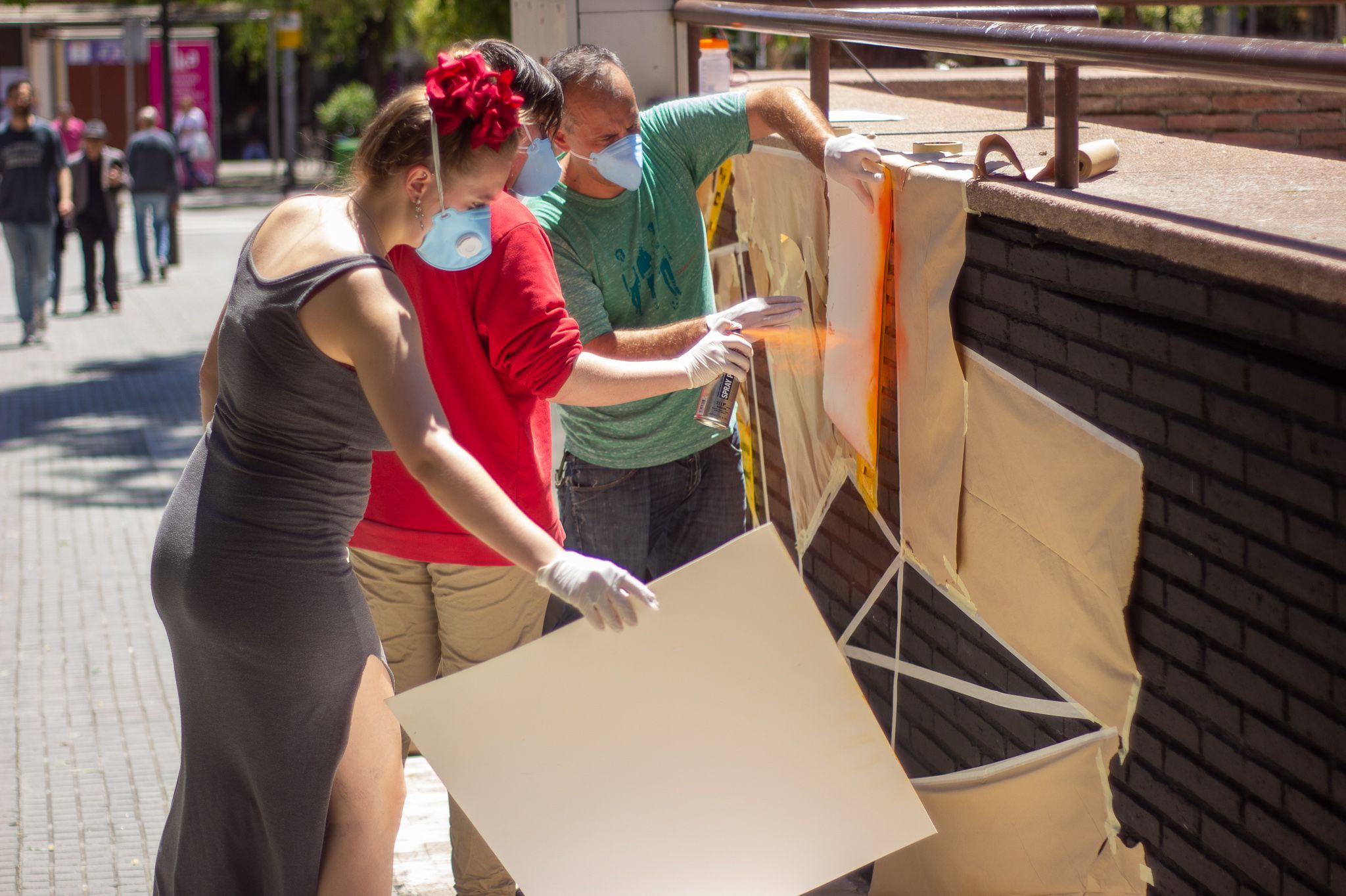 Mural, taller i vermut, LaBanda Street Fest. FOTO: Ale Gómez