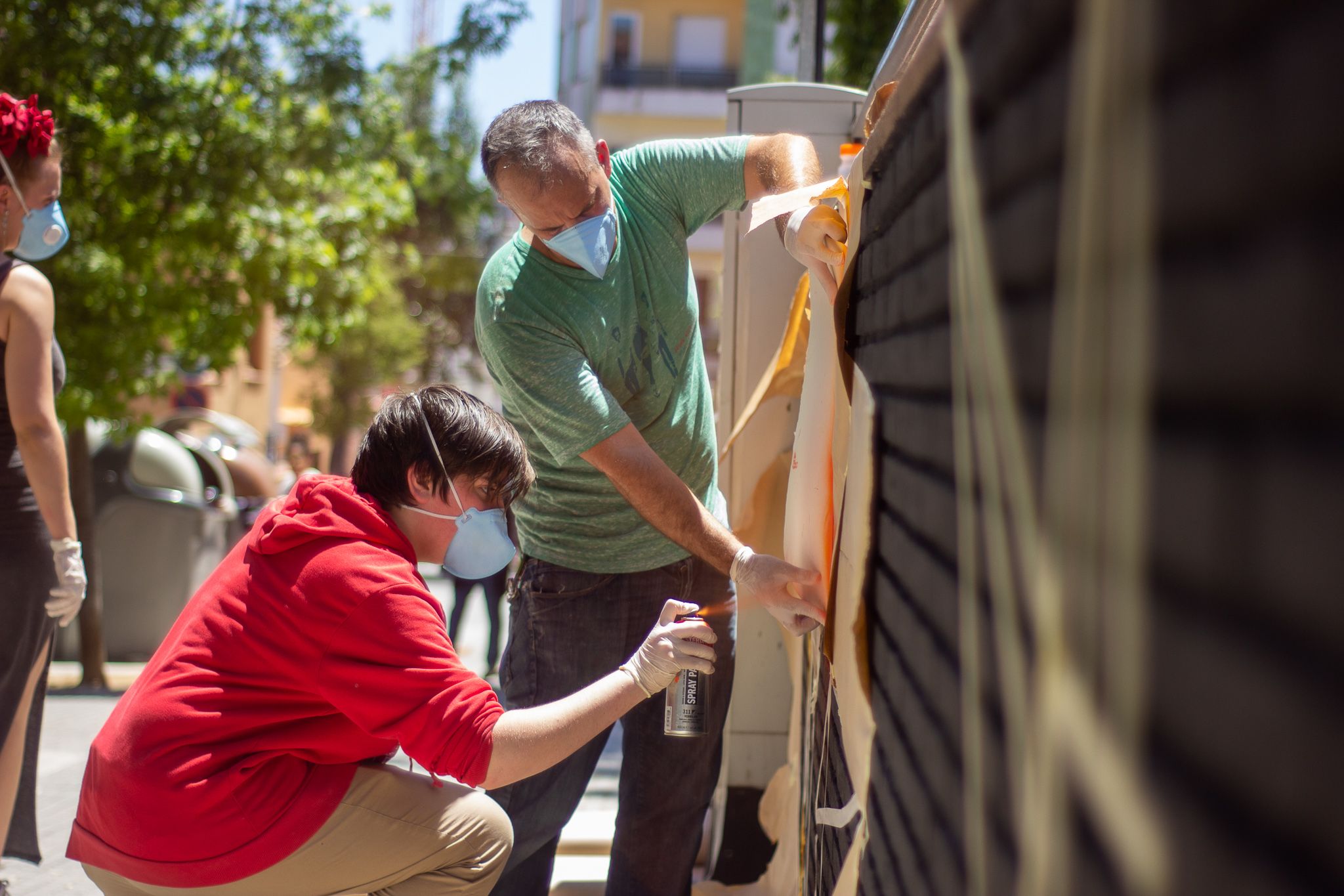 Mural, taller i vermut, LaBanda Street Fest. FOTO: Ale Gómez