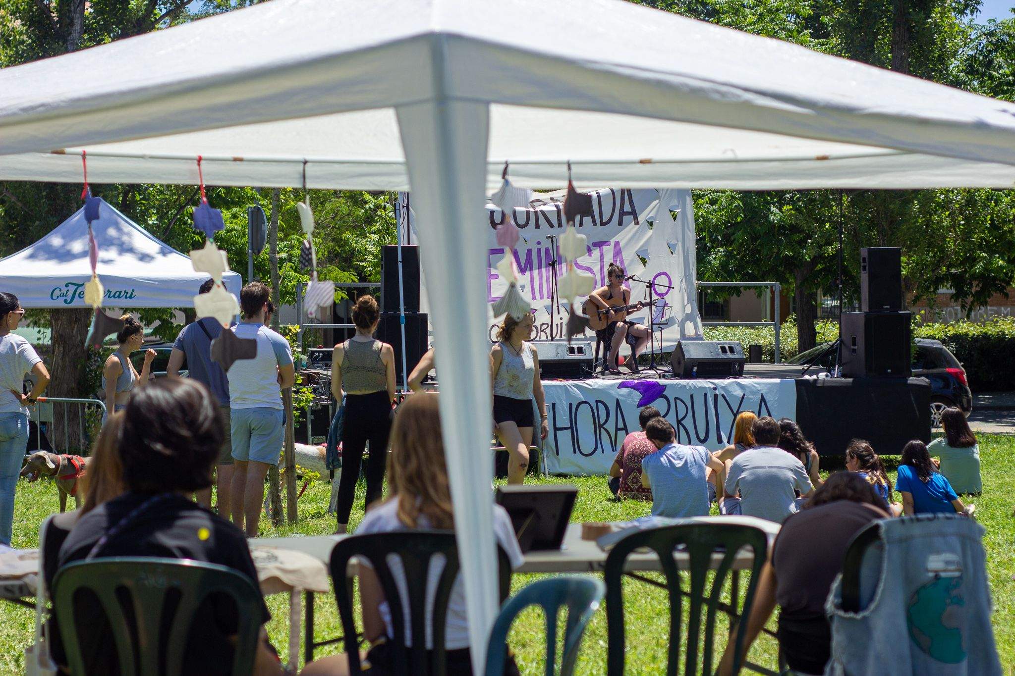 4a Jornada Feminista a Sant Cugat, paella i música. FOTO: Ale Gómez