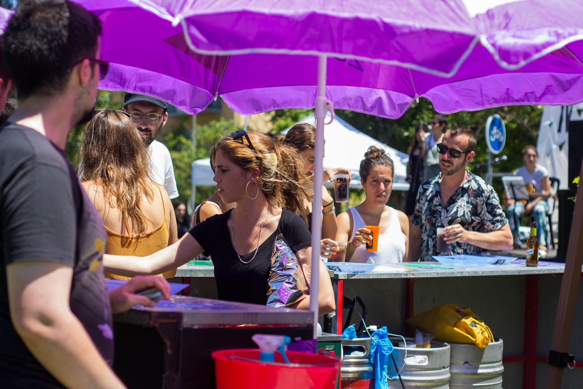 4a Jornada Feminista a Sant Cugat, paella i música. FOTO: Ale Gómez