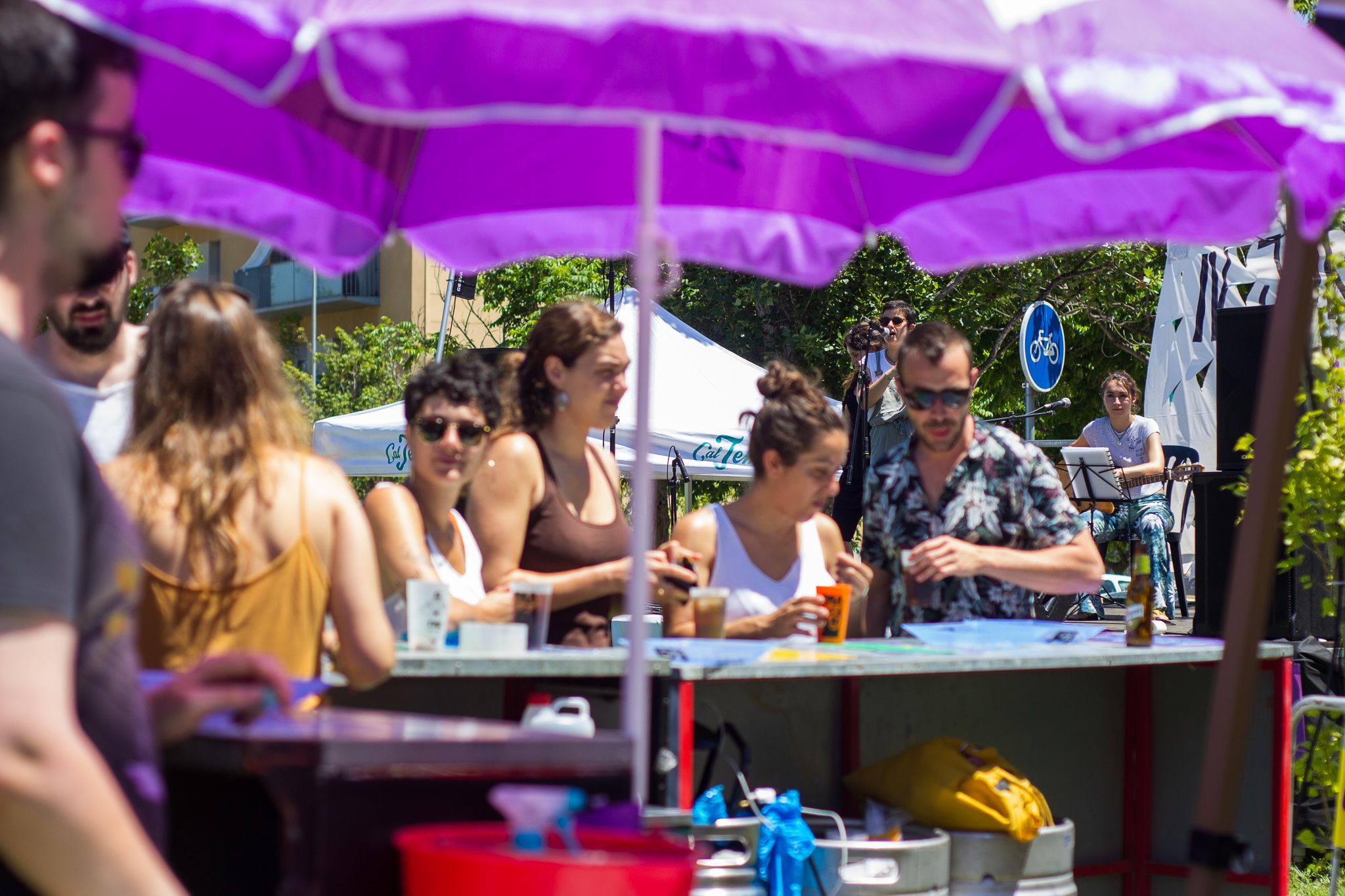 4a Jornada Feminista a Sant Cugat, paella i música. FOTO: Ale Gómez