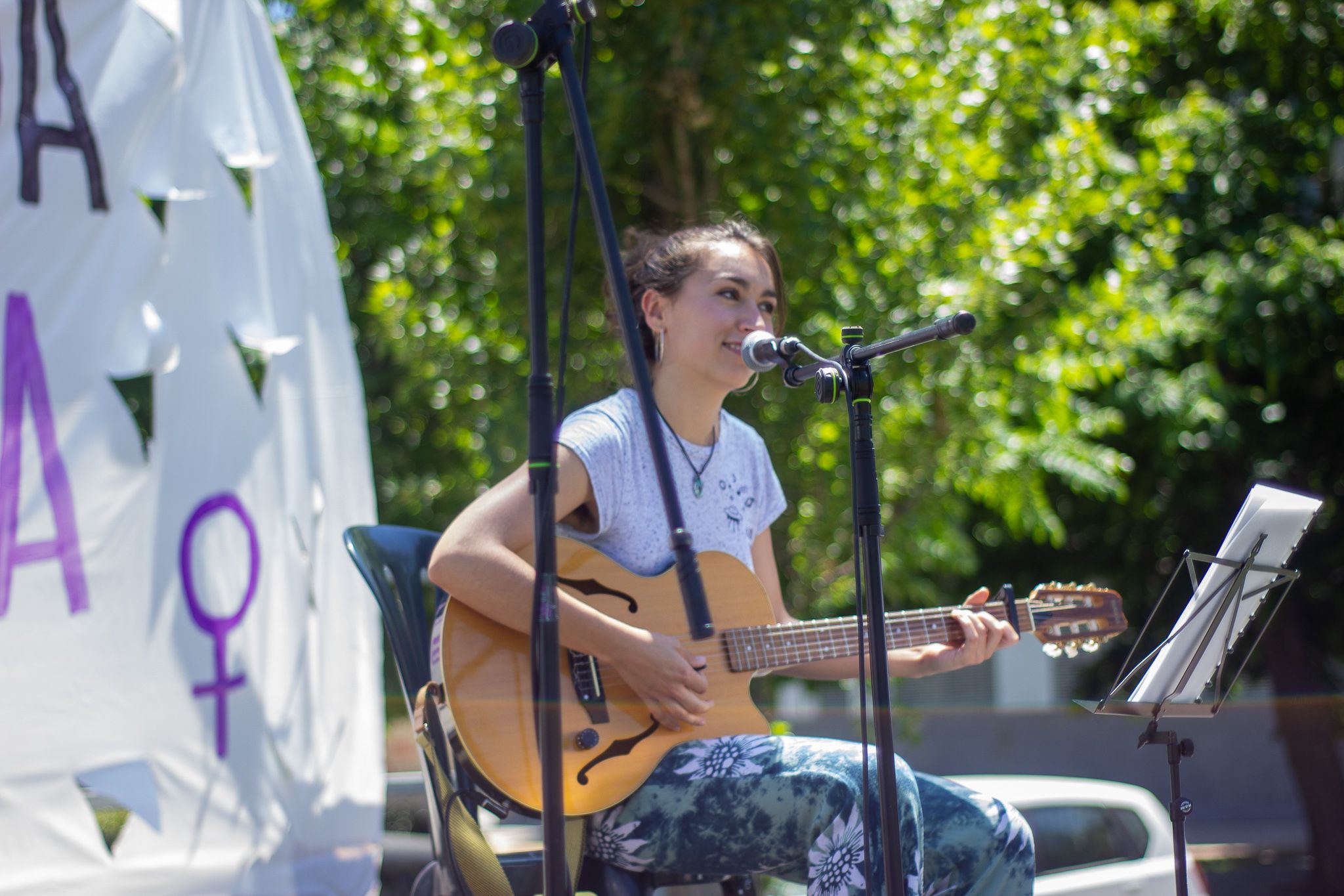 4a Jornada Feminista a Sant Cugat, paella i música. FOTO: Ale Gómez