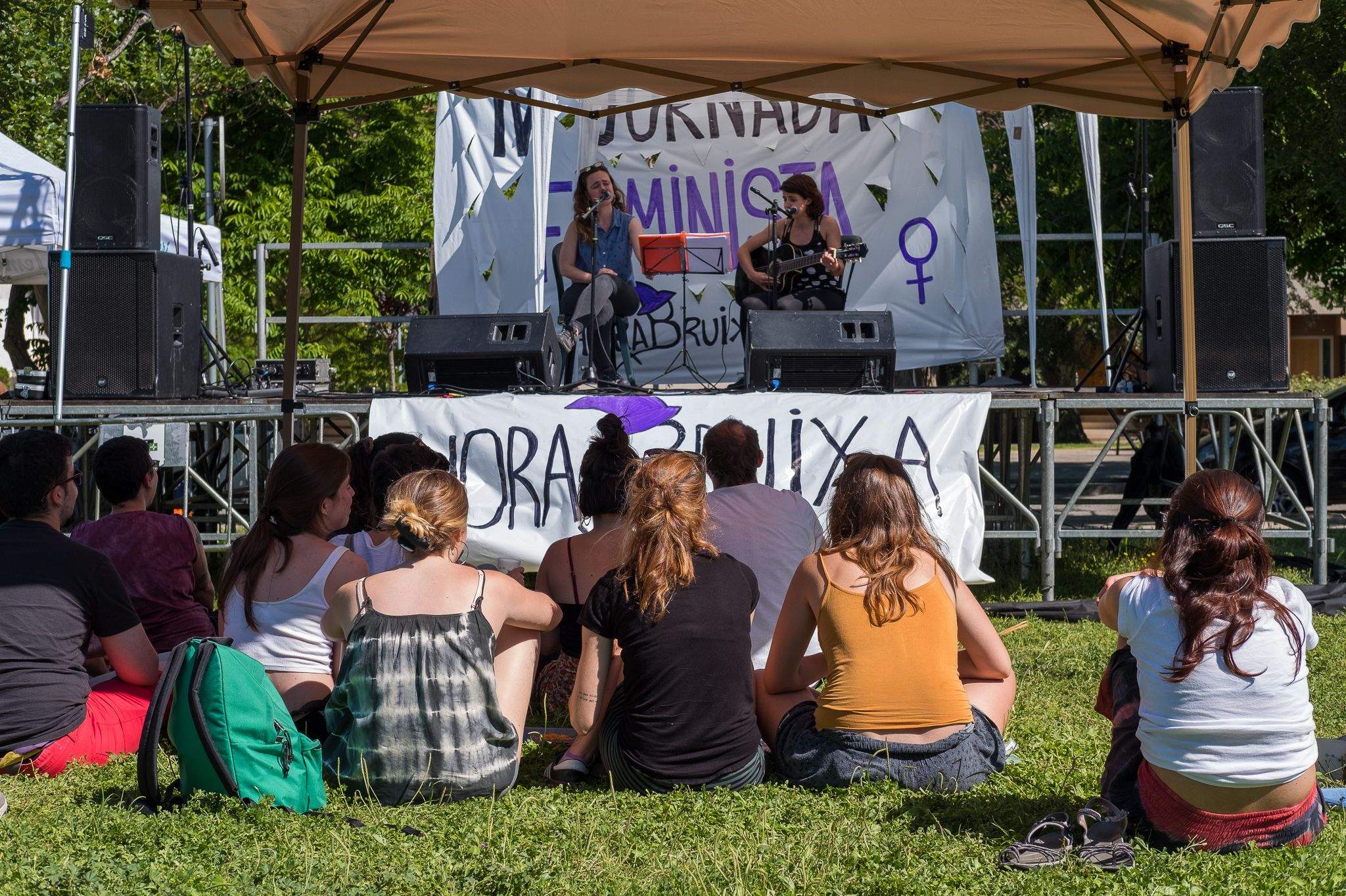 4a Jornada Feminista a Sant Cugat, paella i música. FOTO: Ale Gómez