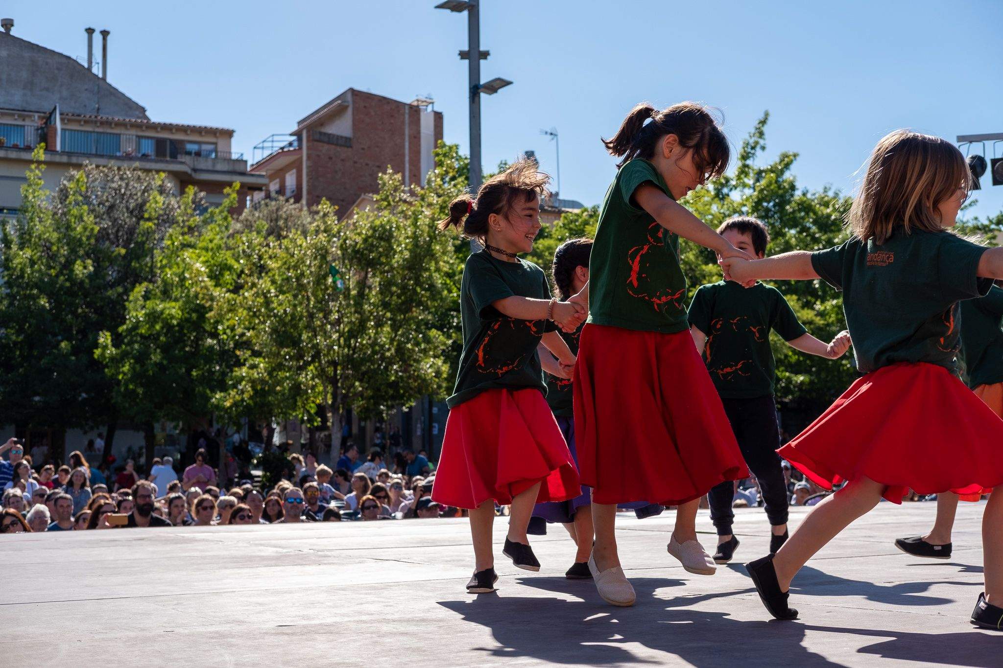 Una passada edició de l'Andança a Plaça de l'Esbart. FOTO: Ale Gómez