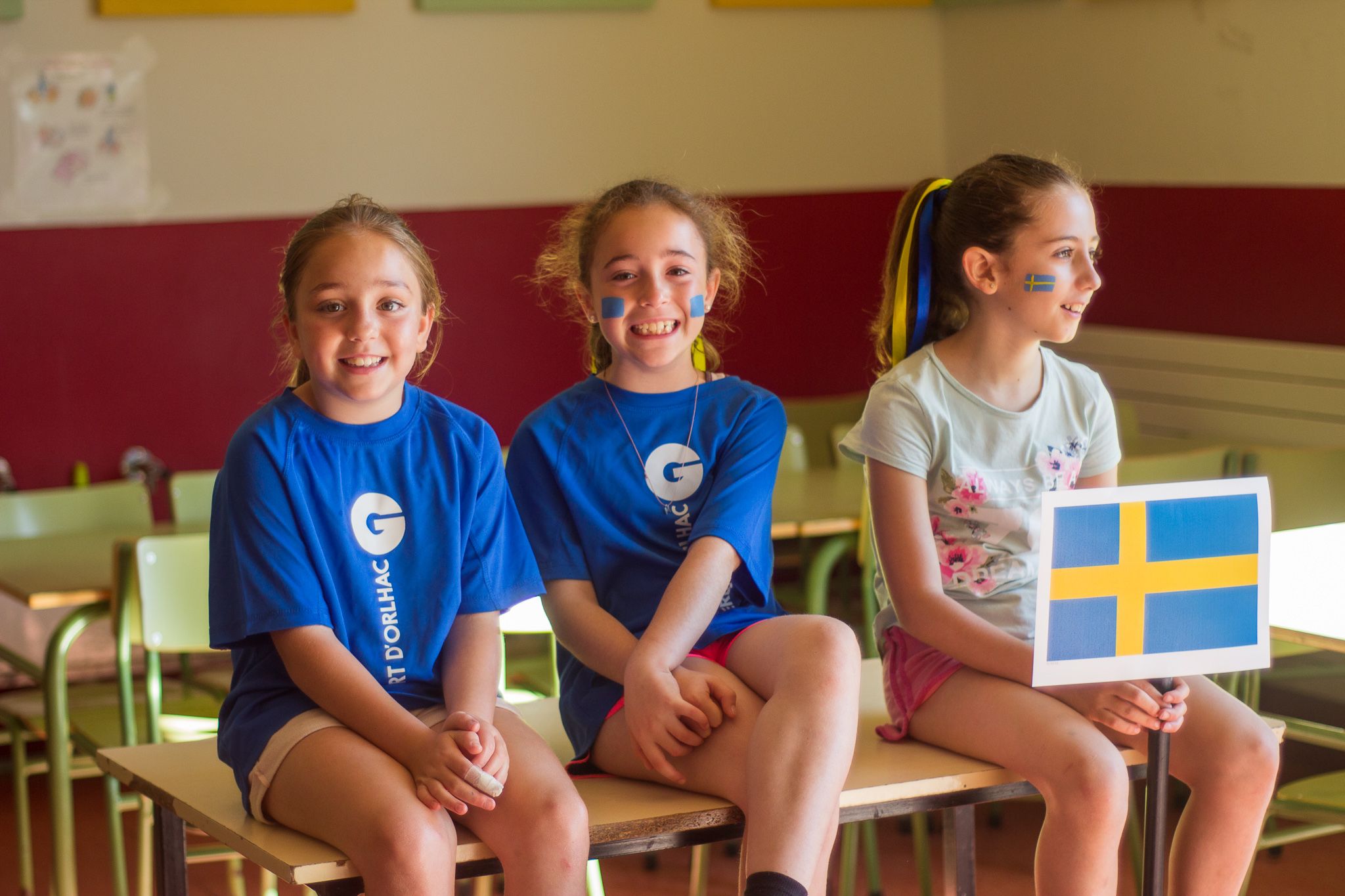 Olimpíades a l'escola Gerbert d'Orlhac. FOTO: Ale Gómez