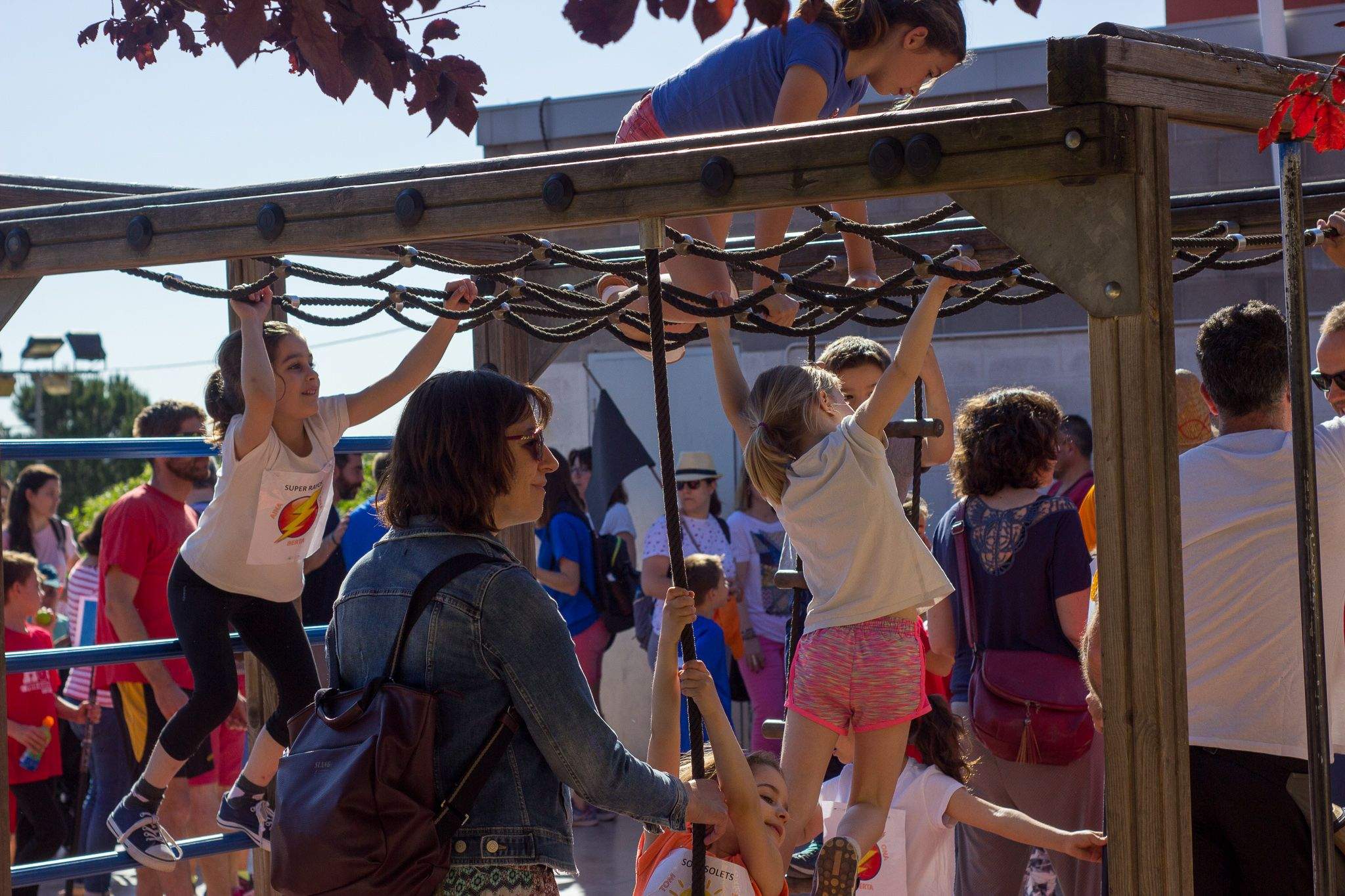 Olimpíades a l'escola Gerbert d'Orlhac. FOTO: Ale Gómez