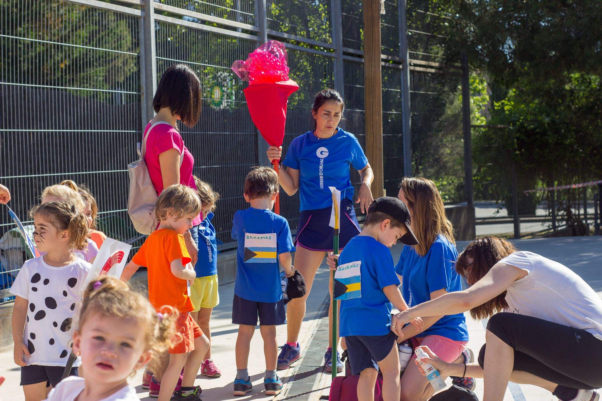 Olimpíades a l'escola Gerbert d'Orlhac. FOTO: Ale Gómez