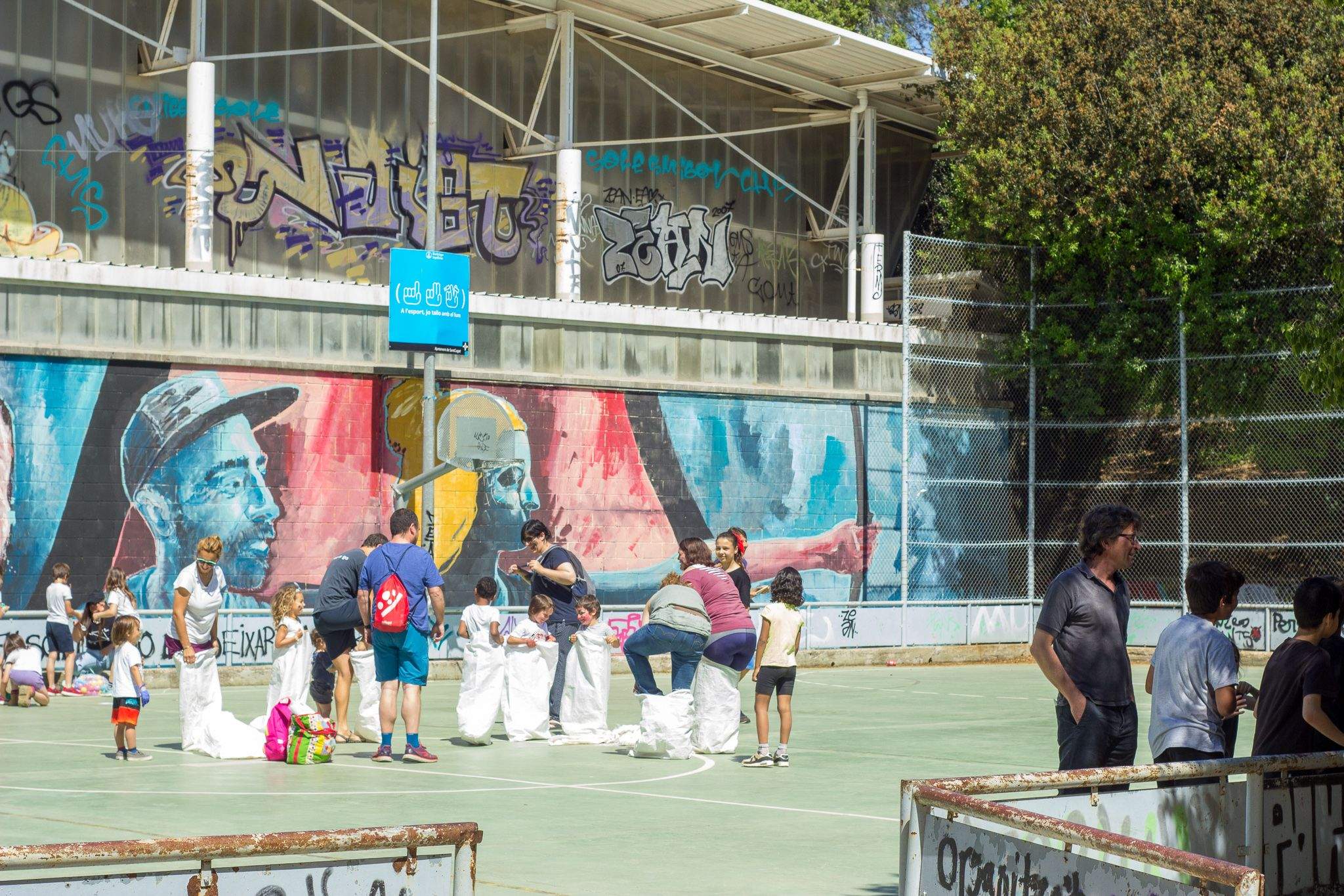 12a edició "Enxarxa't", una gimcana familiar a la Floresta. FOTO: Ale Gómez