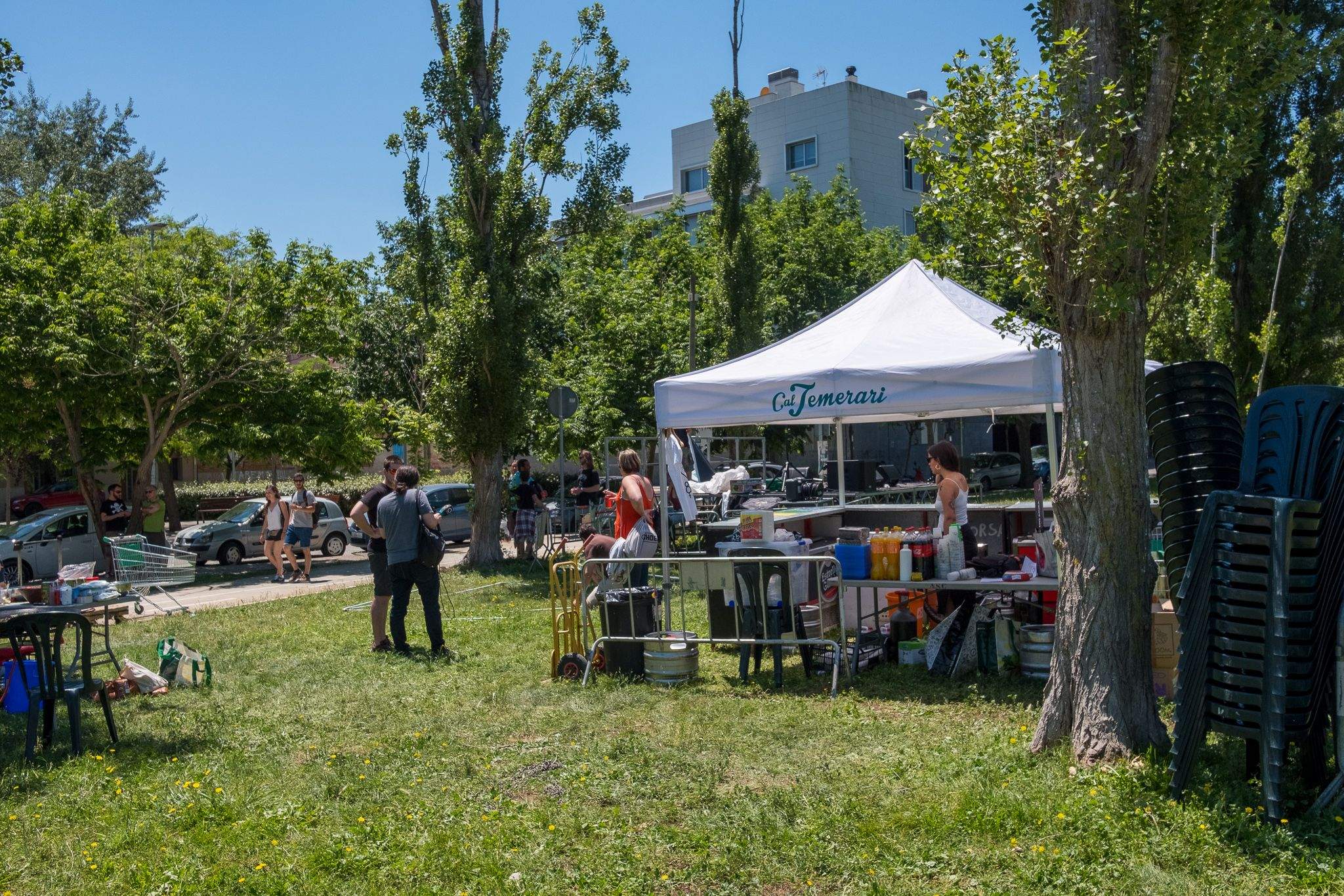 Cal Temerari celebra 4 anys al parc de Can Vernet. FOTO: Ale Gómez