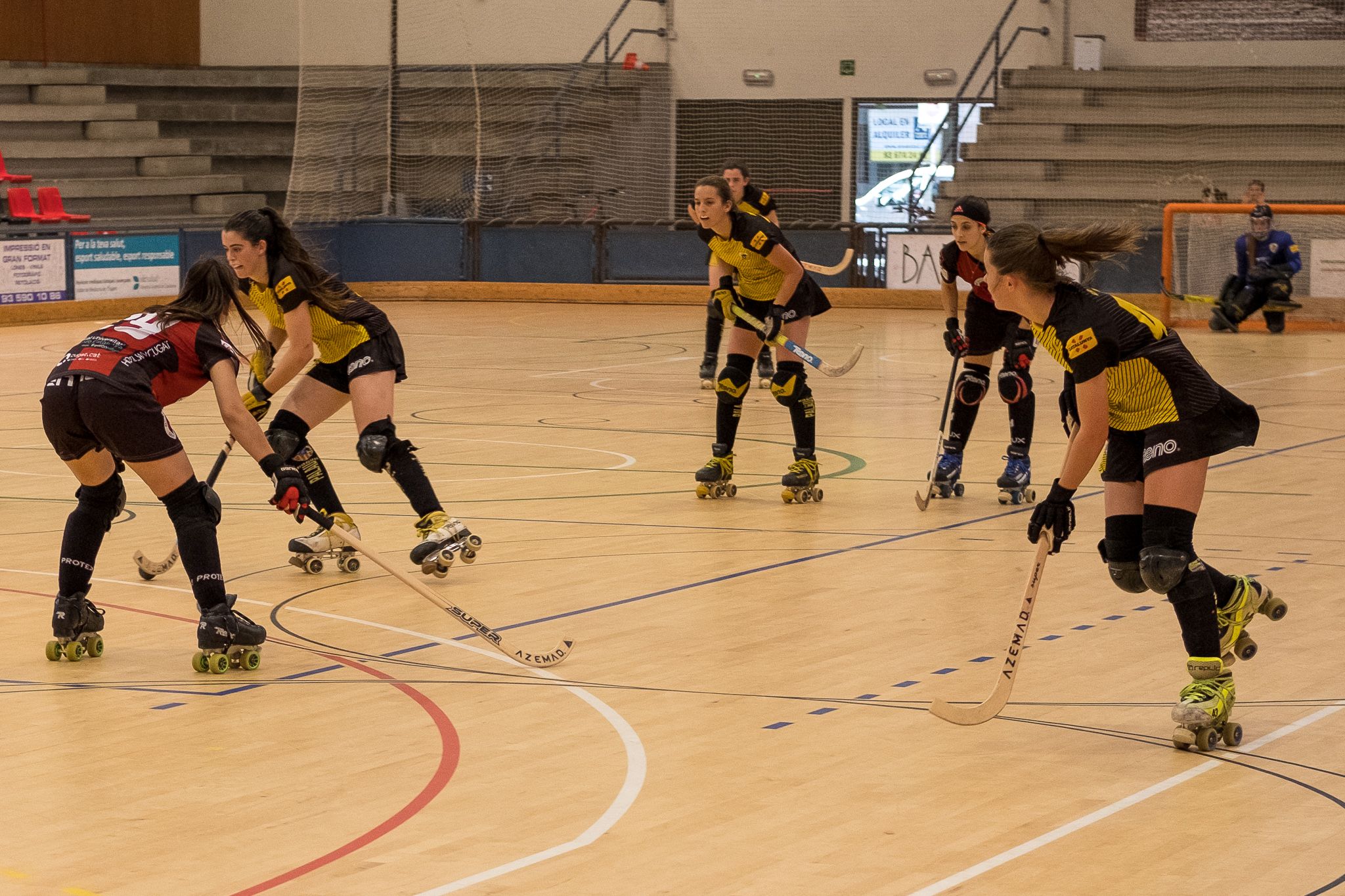 Hoquei sobre patins femení. PHC Sant Cugat-HC Palau Plegamans B. FOTO: Ale Gómez