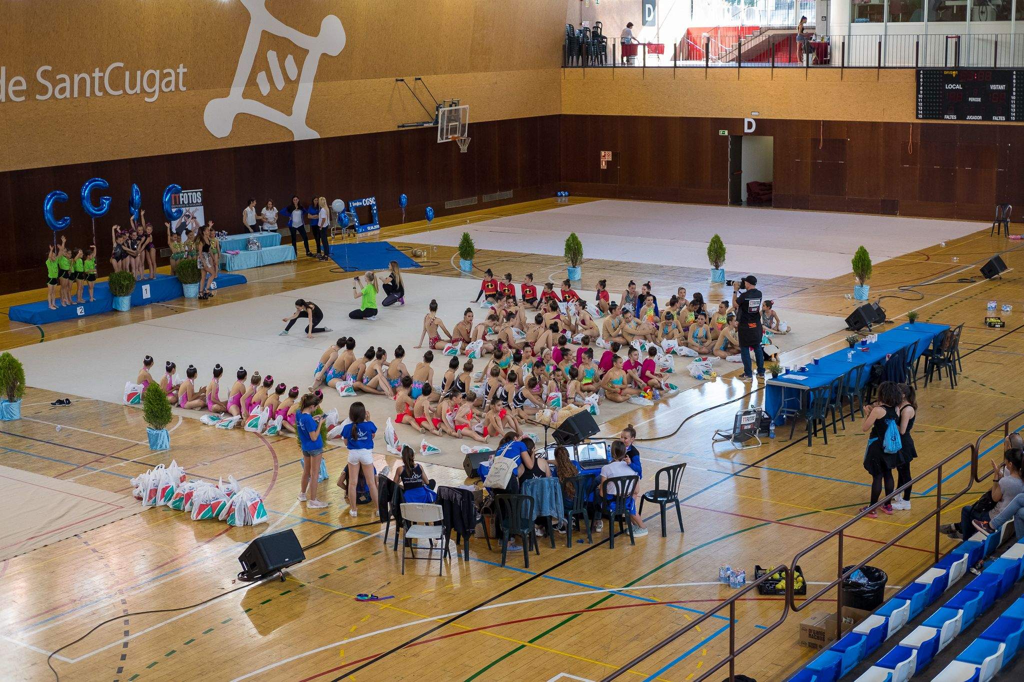 1r Trofeu de Competició Escolar de Conjunts de Gimnàstica Rítmica. FOTO: Ale Gómez