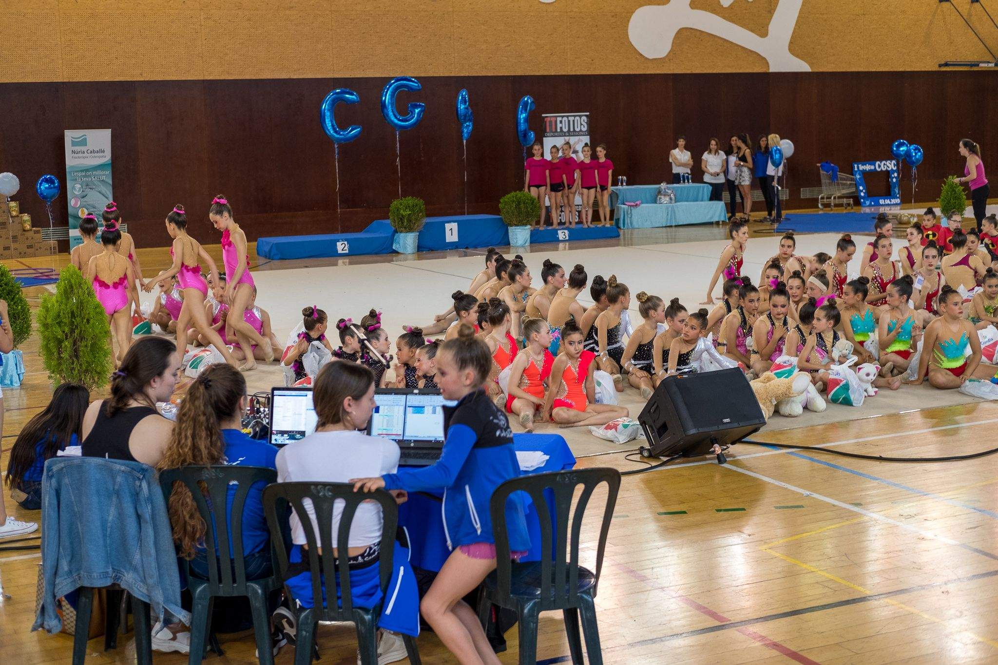 1r Trofeu de Competició Escolar de Conjunts de Gimnàstica Rítmica. FOTO: Ale Gómez