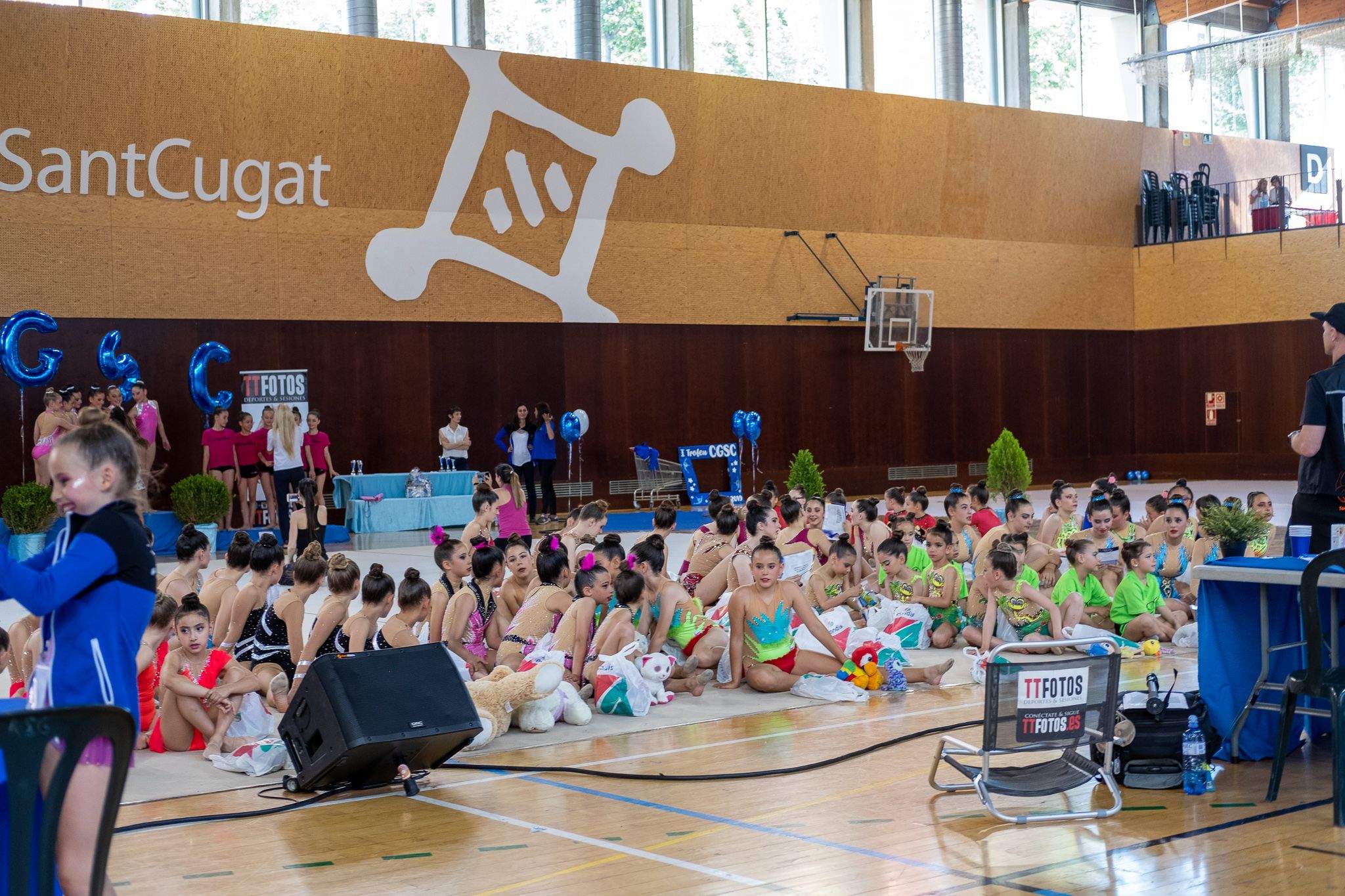 1r Trofeu de Competició Escolar de Conjunts de Gimnàstica Rítmica. FOTO: Ale Gómez.