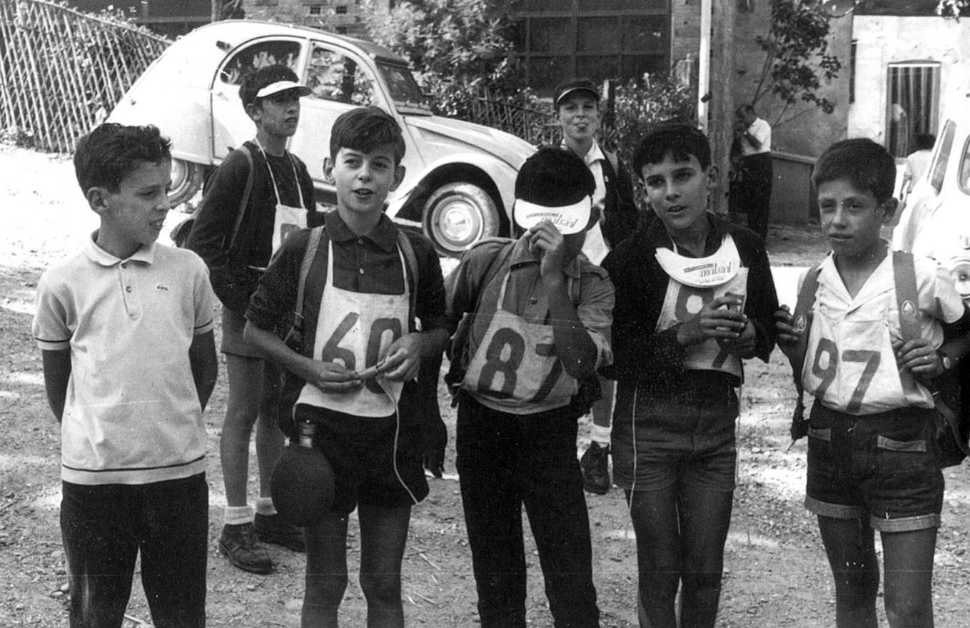 Participants de la Marxa Infantil l'any 1959. FOTO: Fons Jesús Barnils