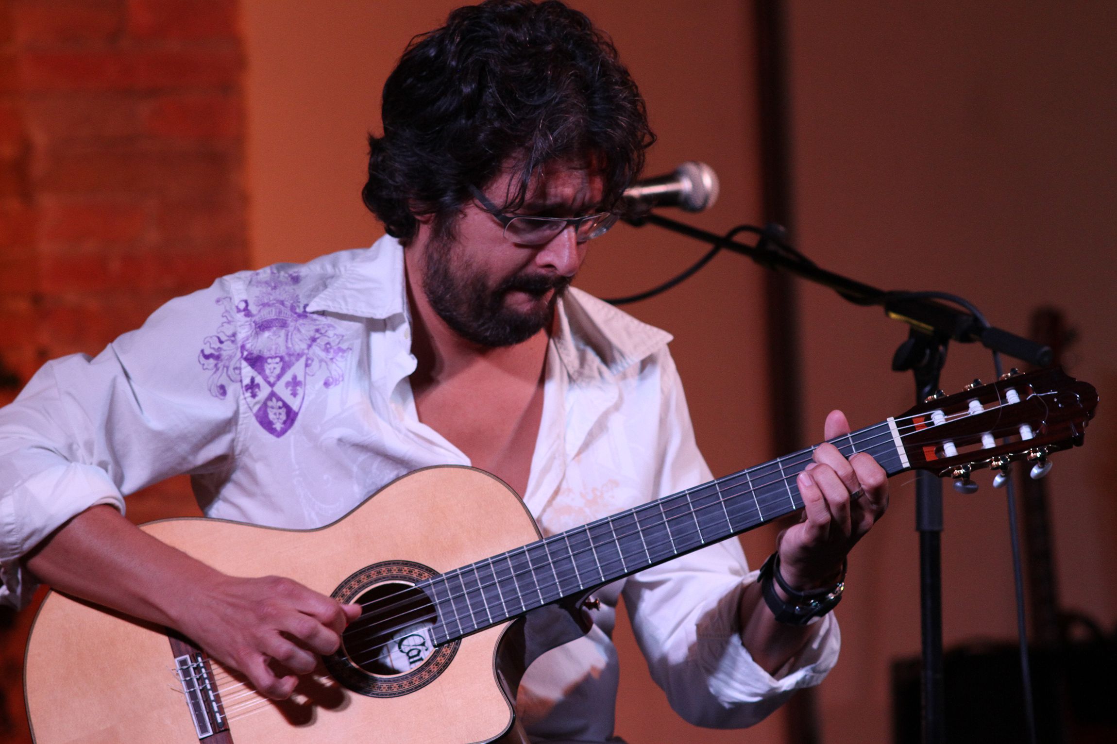 Oriol Saltor en un dels seus concerts. FOTO: Haidy Blanch