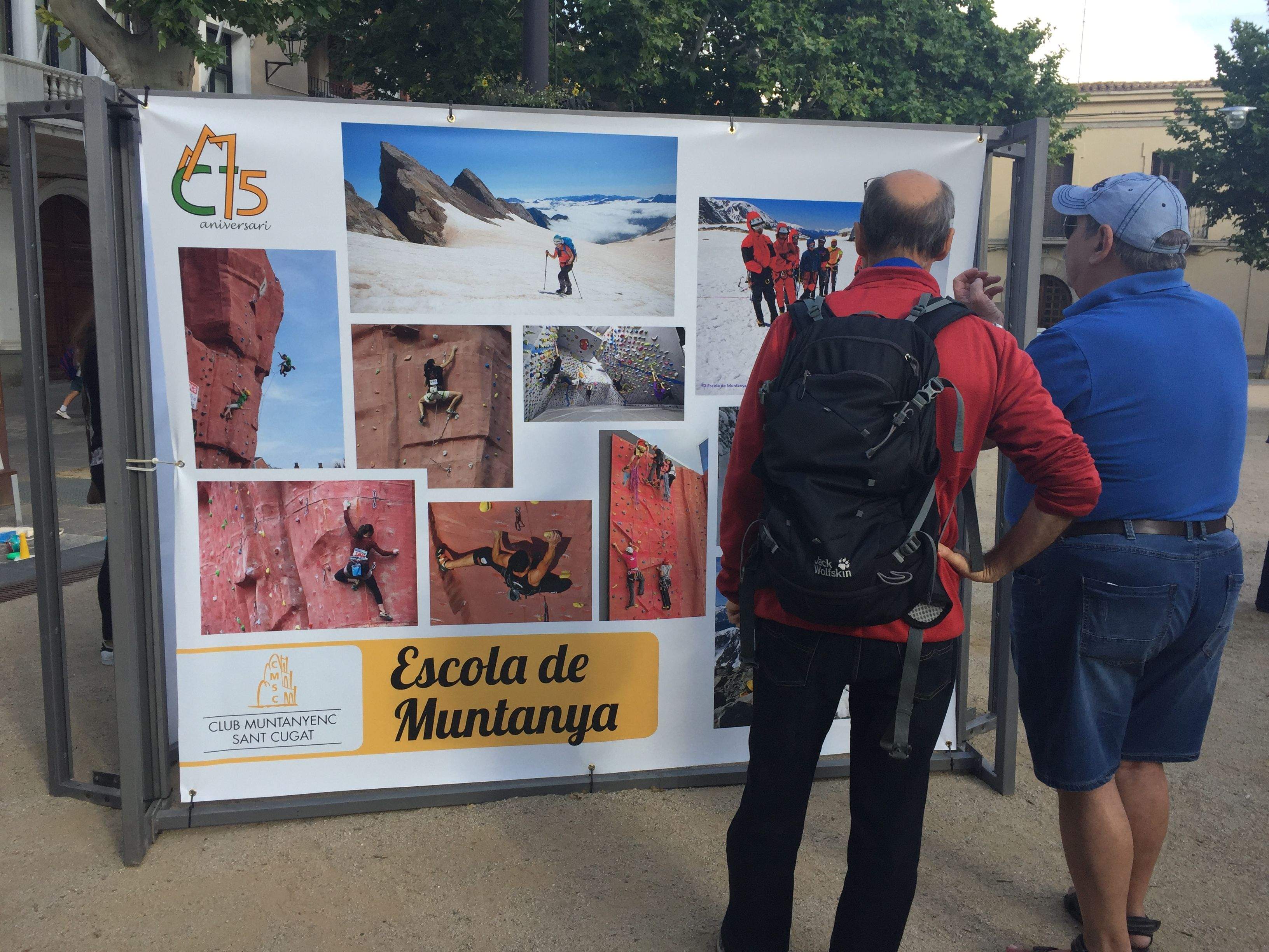 Inauguració de l'exposició del Club Muntanyenc Sant Cugat. FOTO: Nielo Ballart
