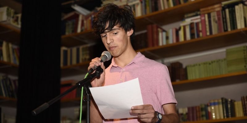 Pol Padilla, guanyador en la categoria de Batxillerat i Cicles Formatius. FOTO: Bernat Millet