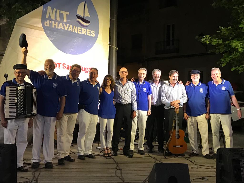 Els Port Bo i Els Nois de l'Eixida han cantat plegats a la Cantada d'havaneres del TOT Sant Cugat. FOTO: TOT Sant Cugat
