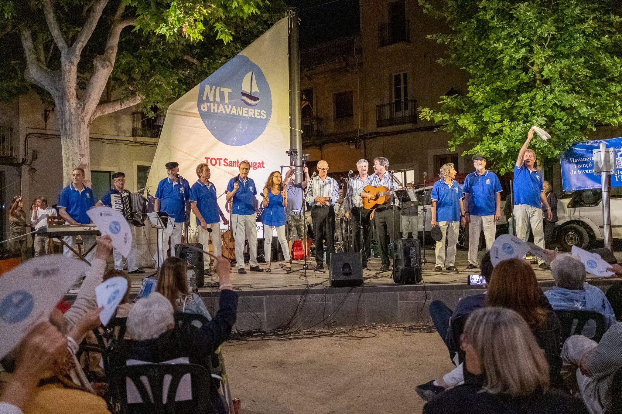 Cantada d'havaneres del TOT Sant Cugat. FOTO: Ale Gómez