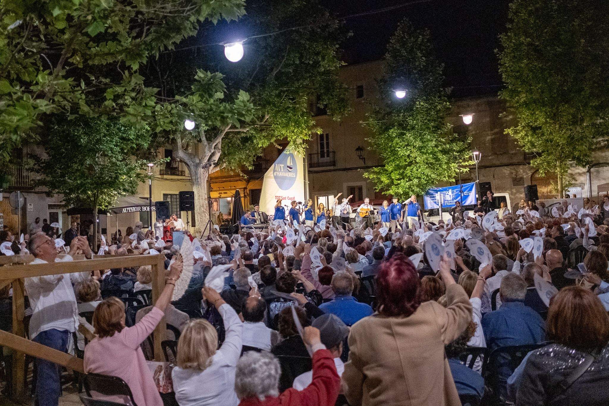 Cantada d'havaneres del TOT Sant Cugat. FOTO: Ale Gómez